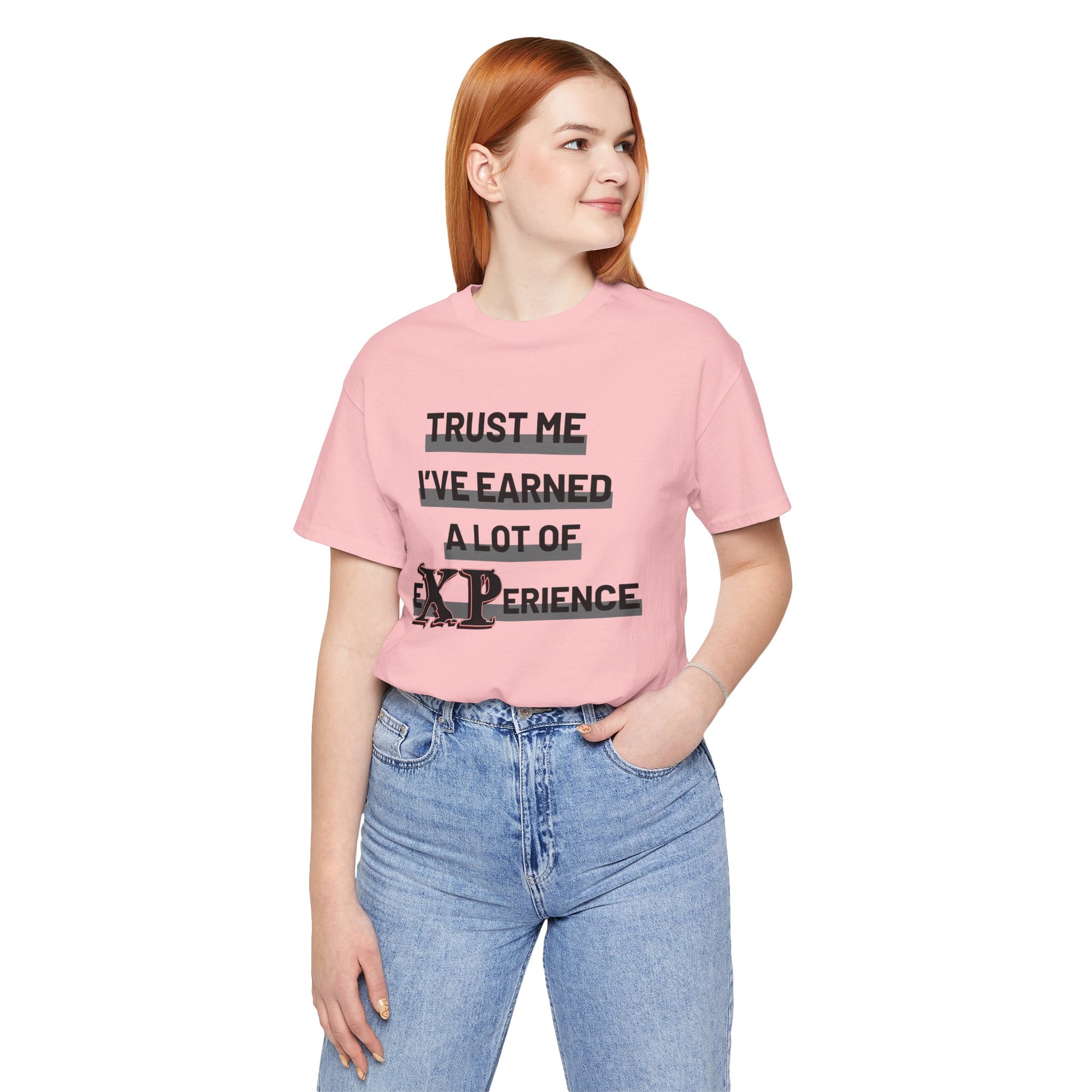 Trust me I've gained a lot of eXPerience Unisex Graphic Tee - Life of a gamer - Turn The Key Games