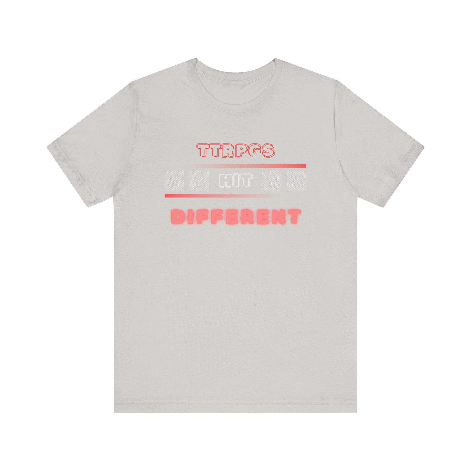 TTRPGs Hit Different Unisex RPG Gaming Graphic Tee - Turn The Key Games