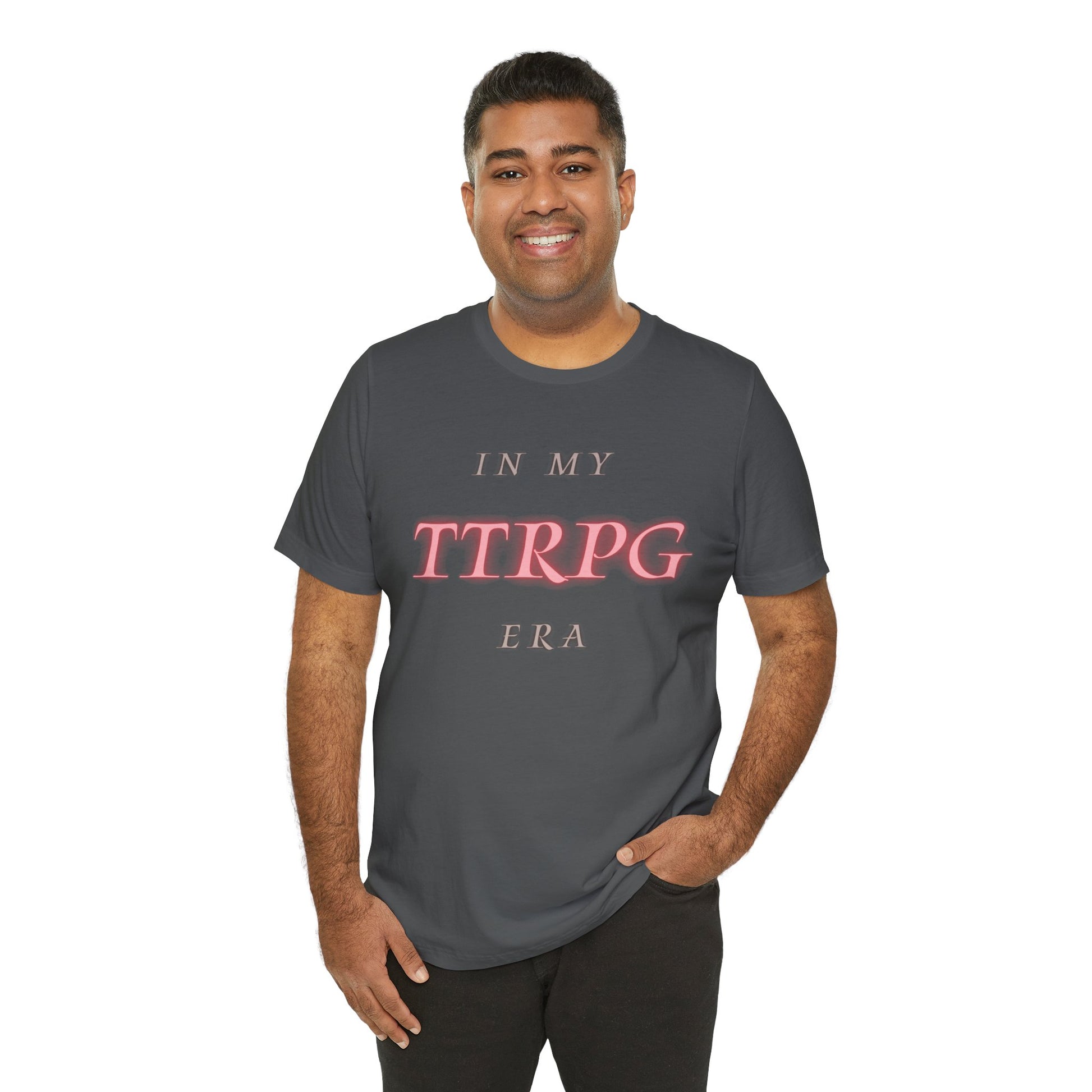 In My TTRPG Era Unisex Jersey Graphic Tee - Vibes for TTRPG Gamers