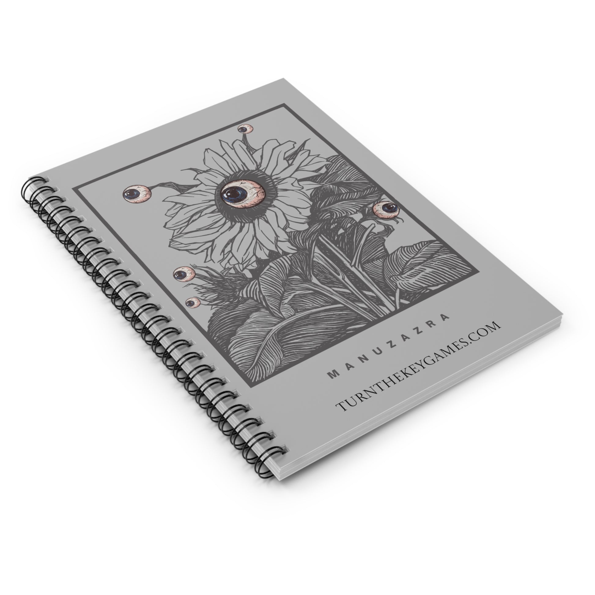 Manuzazra Spiral Notebook - Perfect for Taking Notes for your Characters or Campaigns