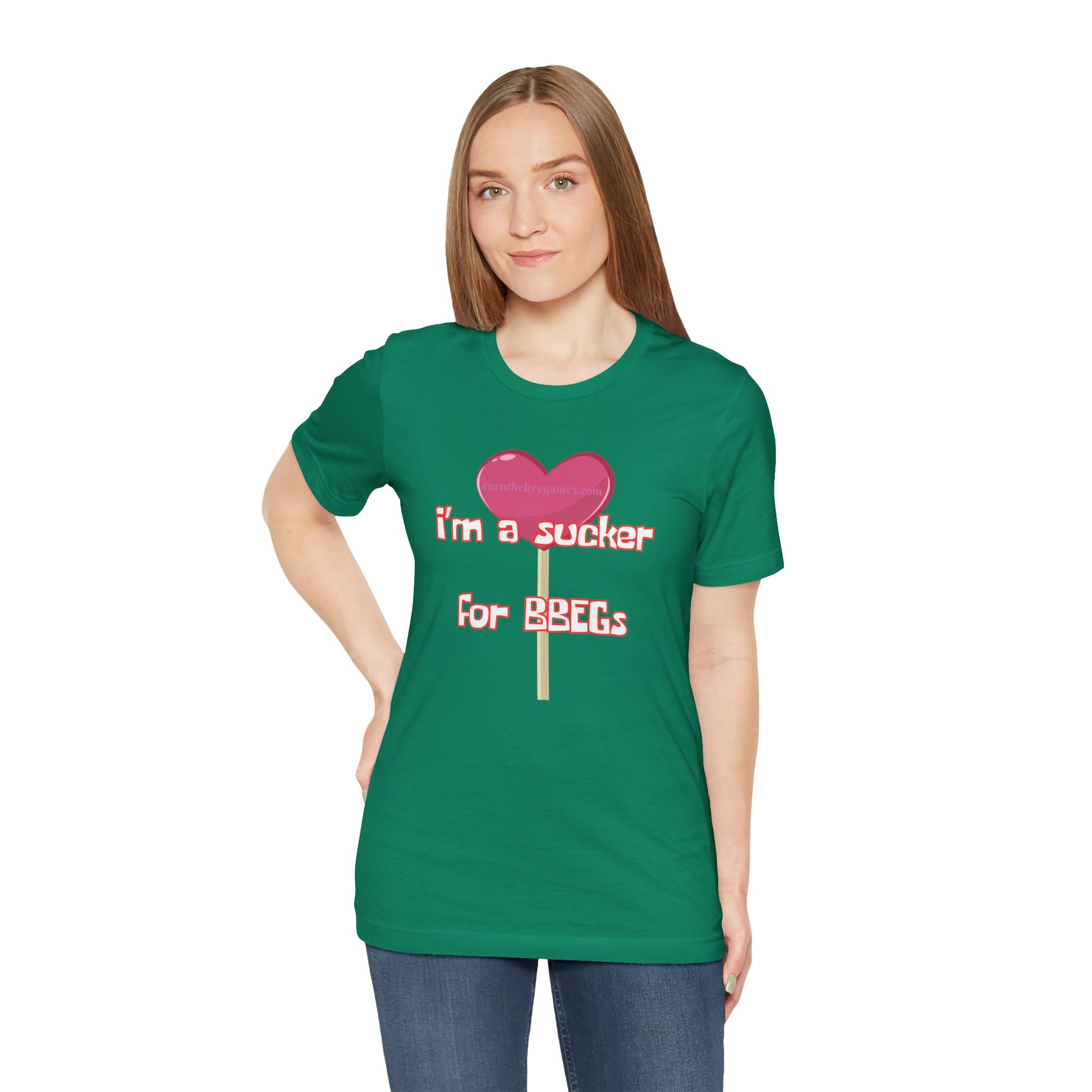 I'm a Sucker for BBEG's - We've all had that crush RPG Unisex Graphic Tee - Turn The Key Games