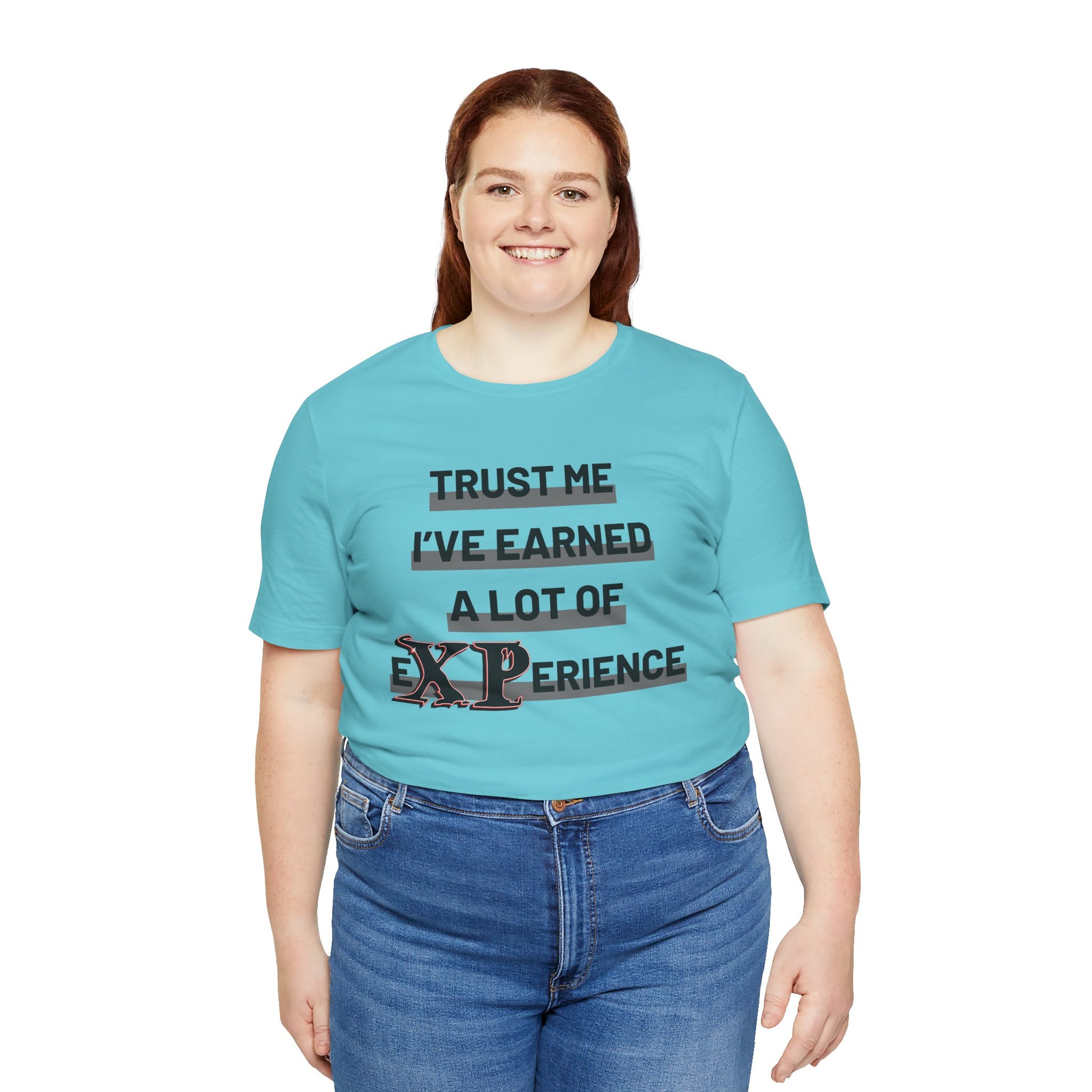 Trust me I've gained a lot of eXPerience Unisex Graphic Tee - Life of a gamer - Turn The Key Games