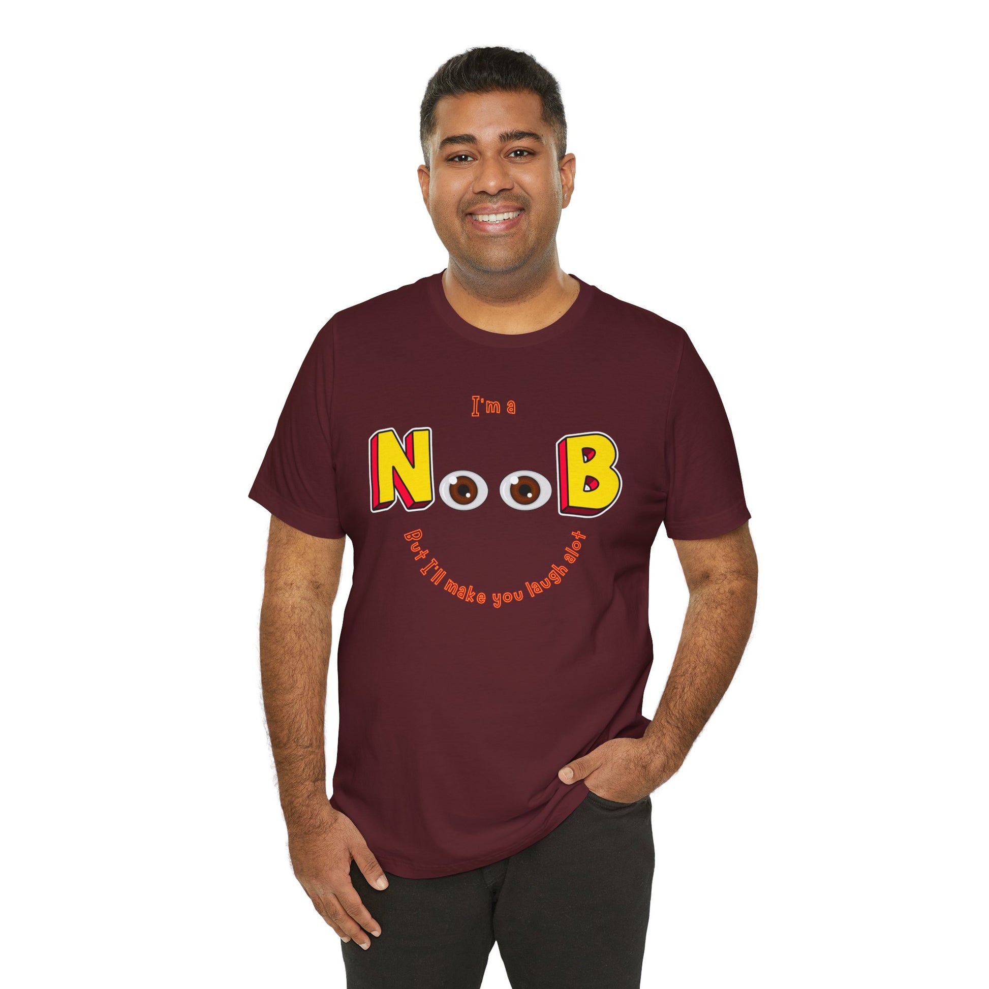 Funny NOOB Unisex Gamer Gaming Graphic Tee - Turn The Key Games