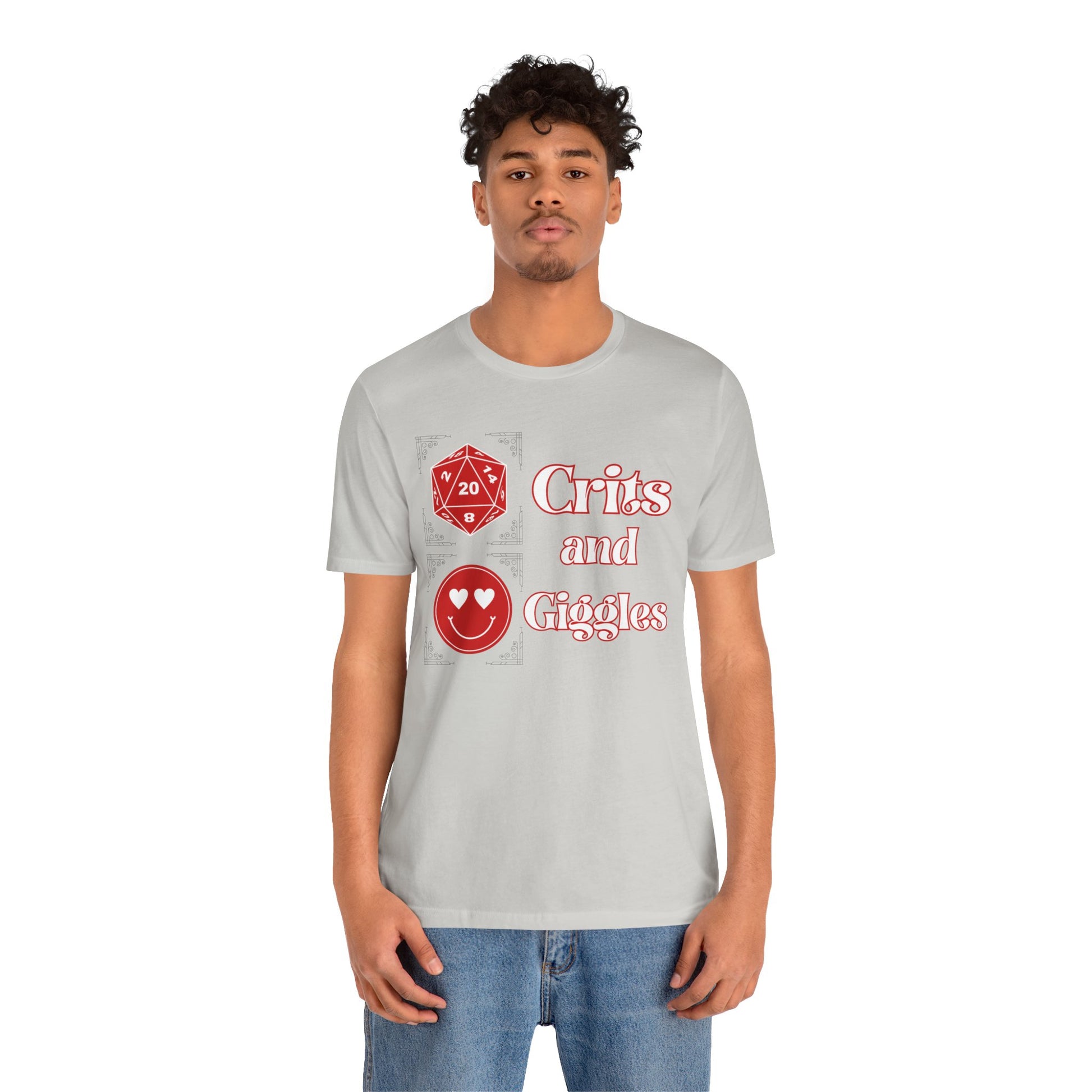 Crits and Giggles Unisex Graphic Tee - Turn The Key Games - It's All About the Crits and Giggles