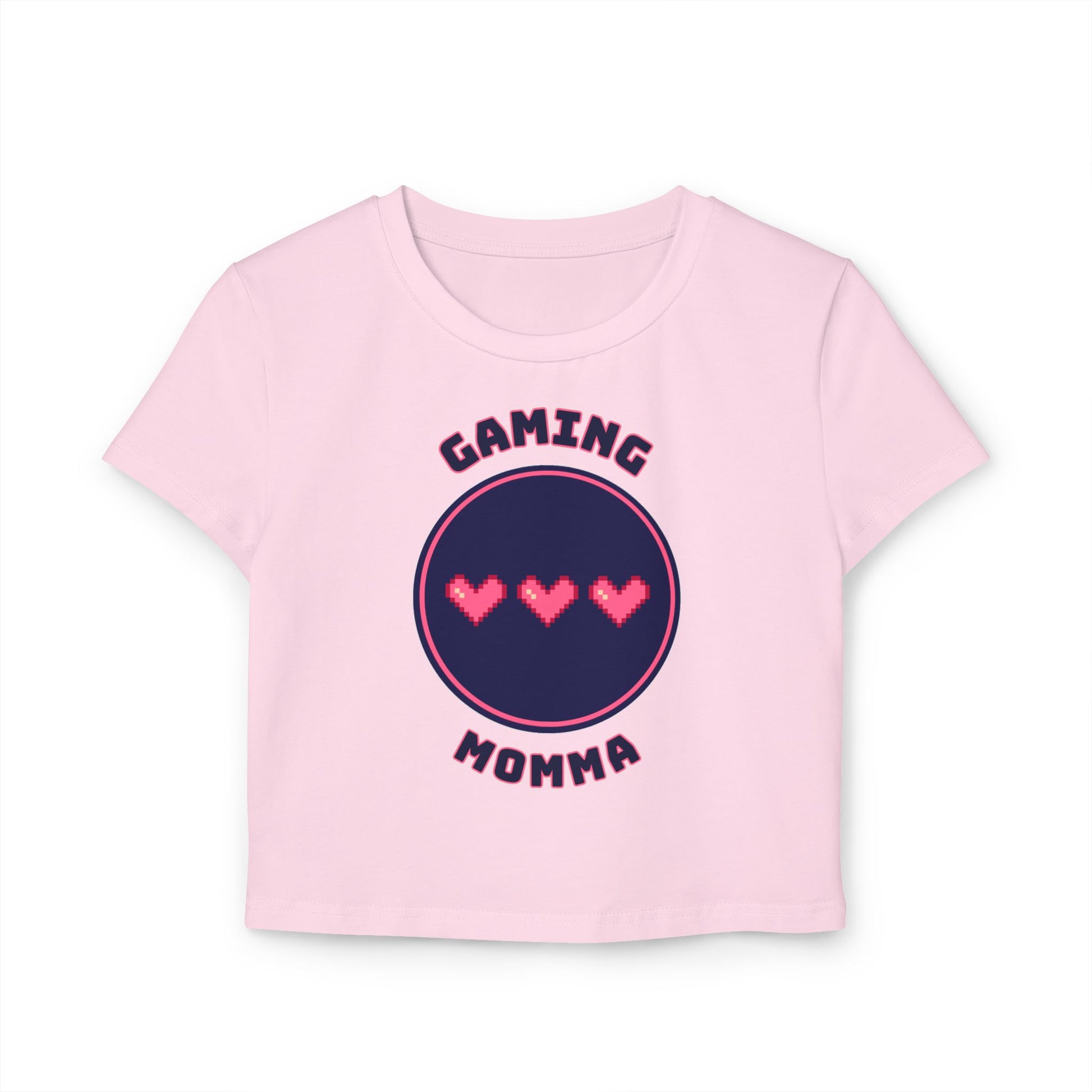 Gaming Momma Baby Tee Cute Gamer Top for Gaming Moms