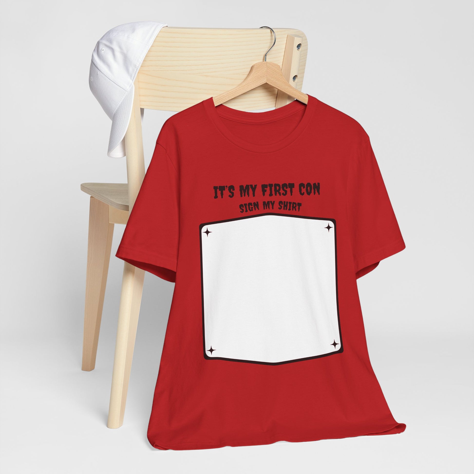 Unique Con Sign My Shirt Unisex Graphic Tee - A unique keepsake to remember who you meet at CONs?