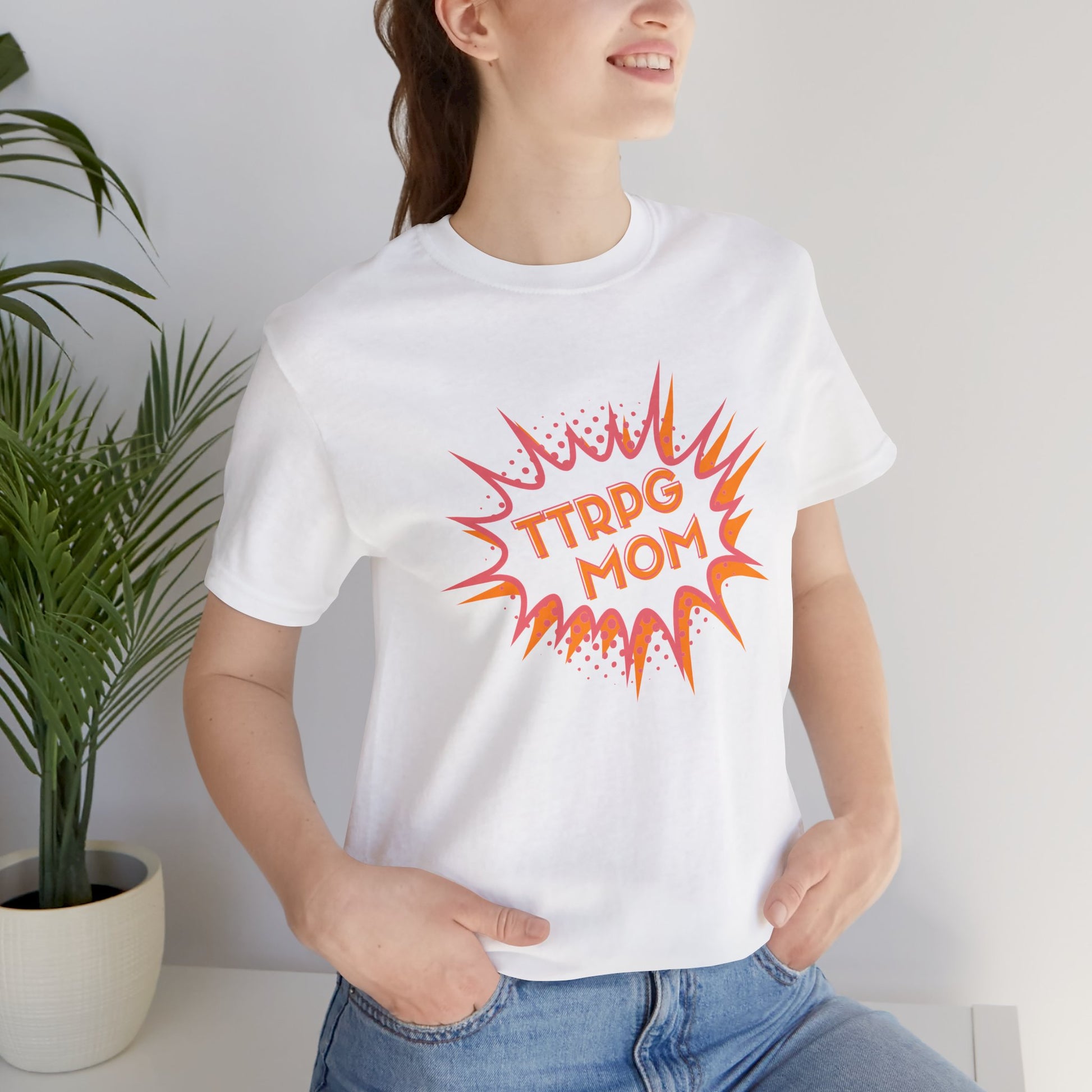 TTRPG Mom Unisex Graphic Tee - For Mom's who love TTRPGs - Turn The Key Games