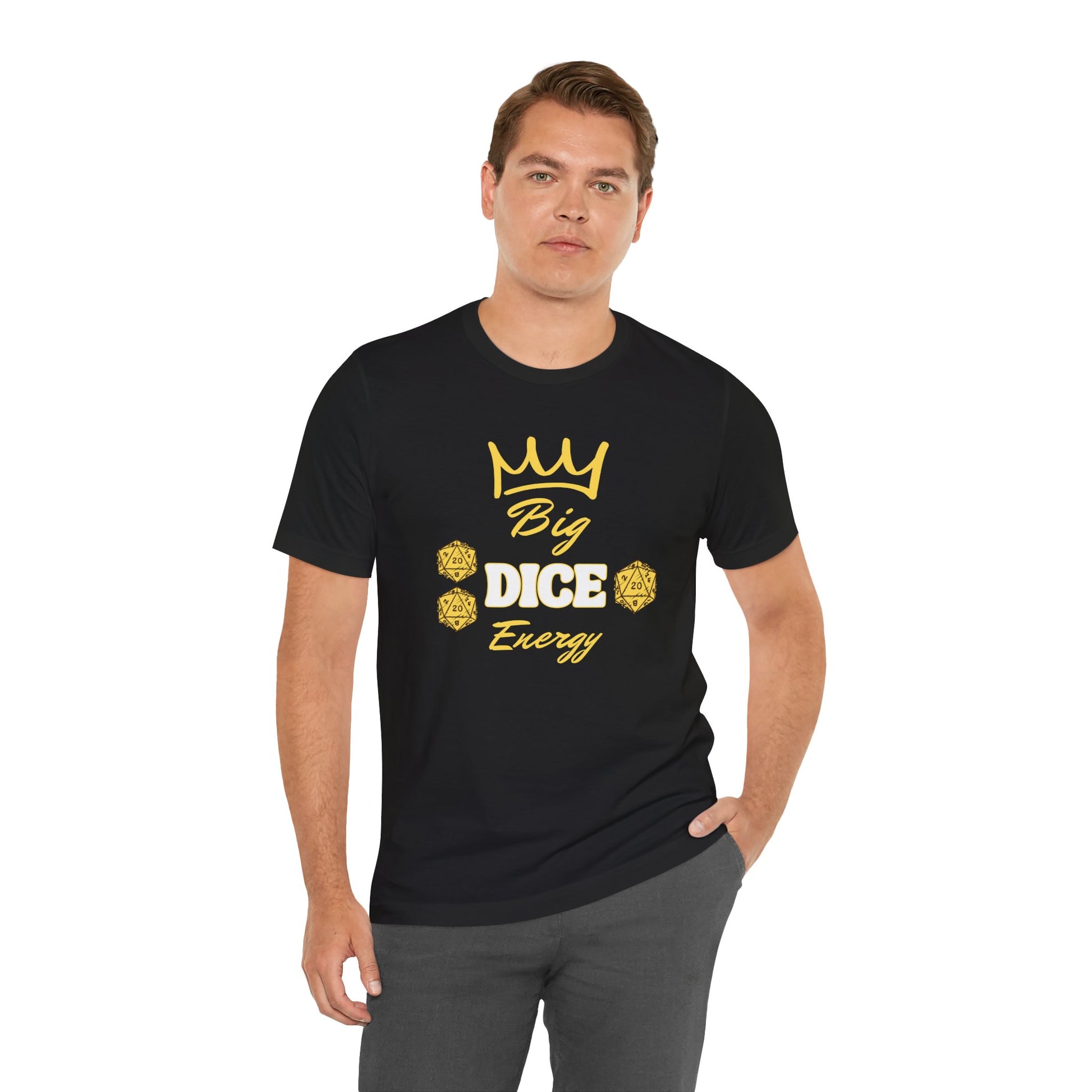 Big Dice Energy Unisex Jersey Graphic Tee - Gamer Gear
