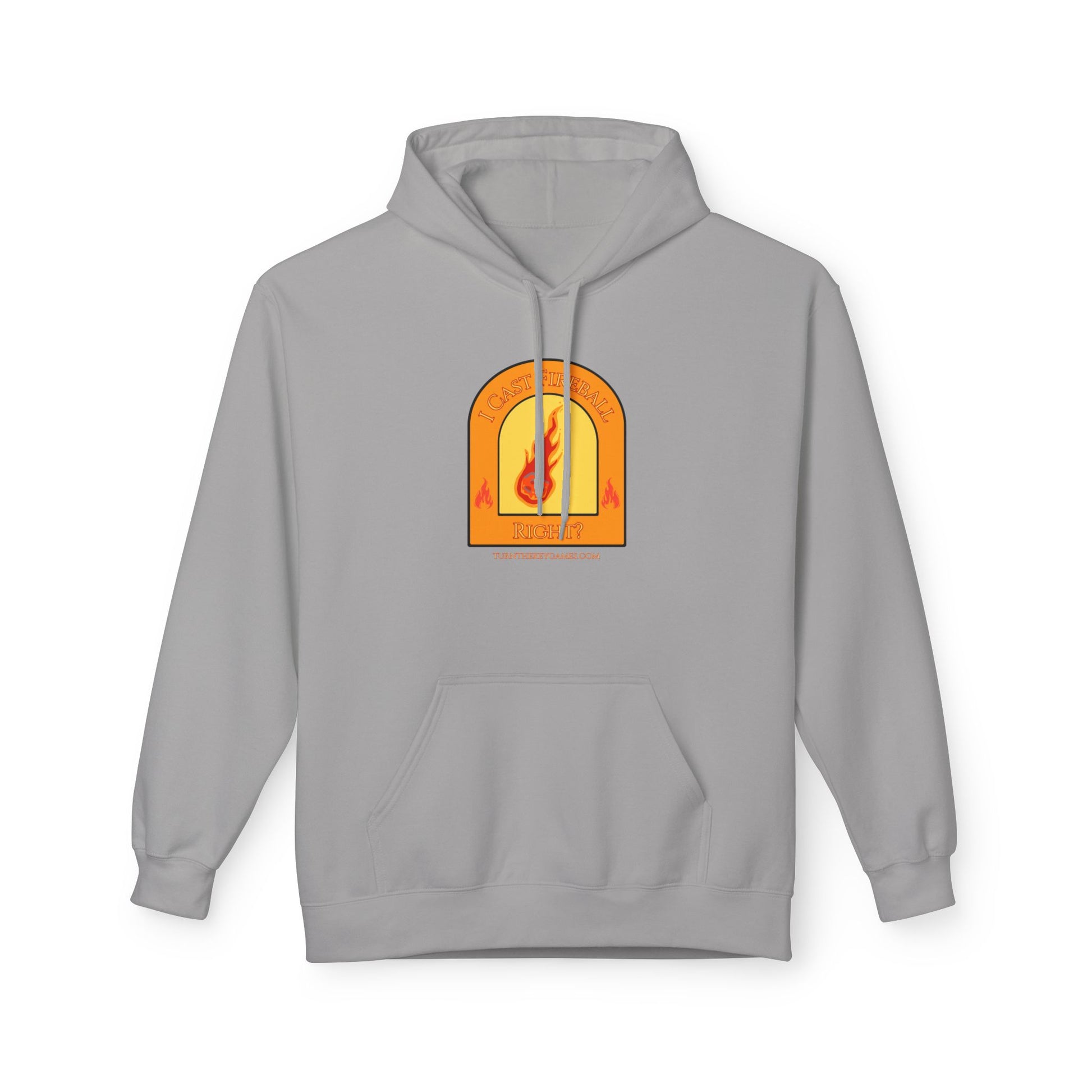 I Cast Fireball (with site) Unisex RPG Gaming Hoodie - Turn The Key Games
