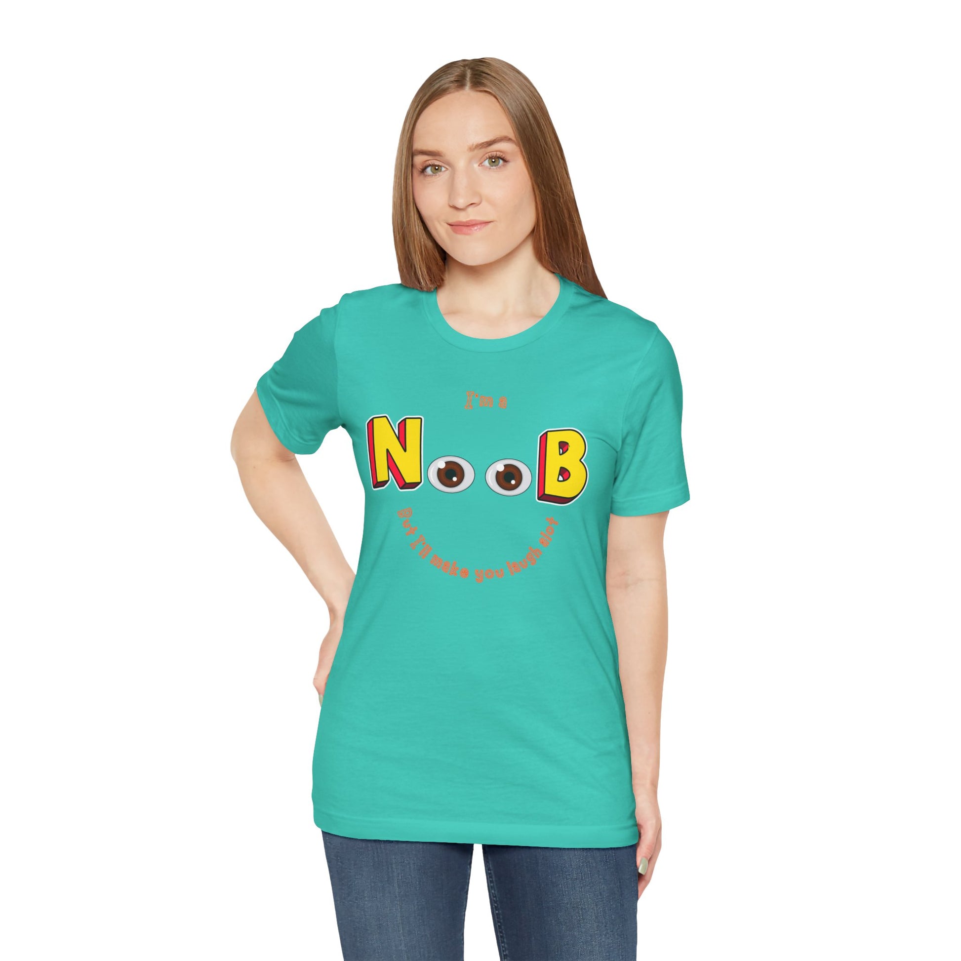 Funny NOOB Unisex Gamer Gaming Graphic Tee - Turn The Key Games