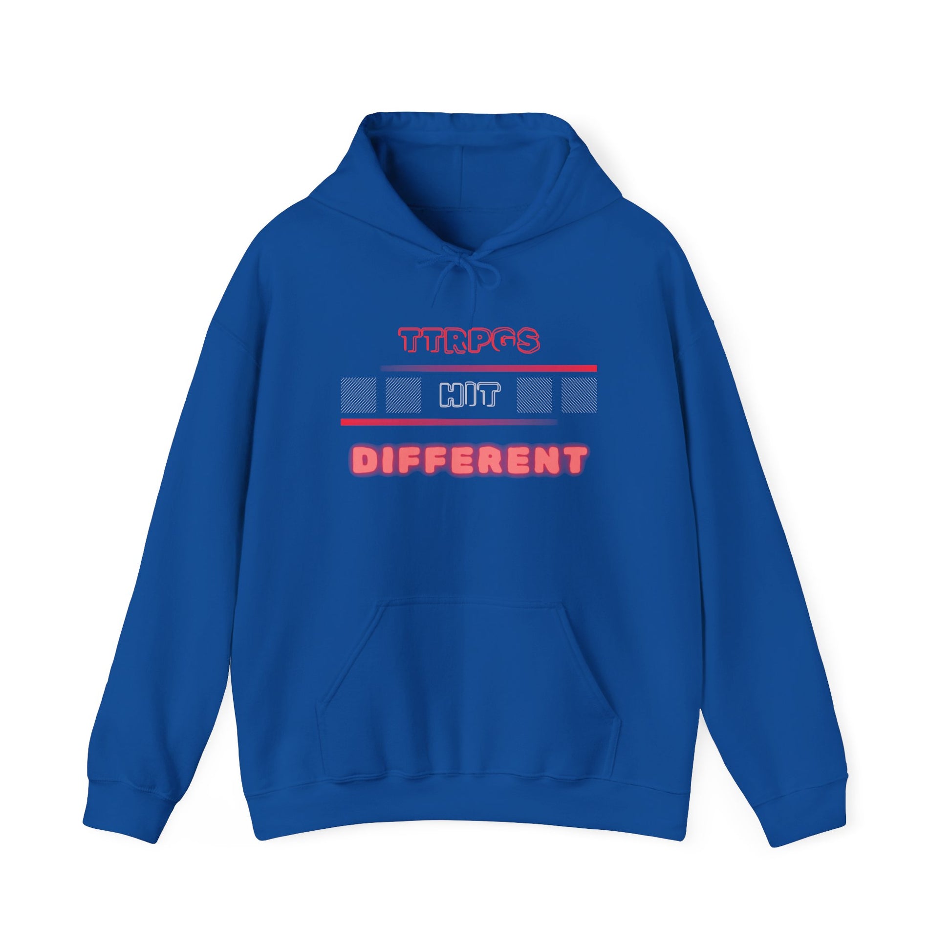 TTRPGs Hit Different Unisex Heavy Blend Hoodie – Fun and Stylish Hoodie