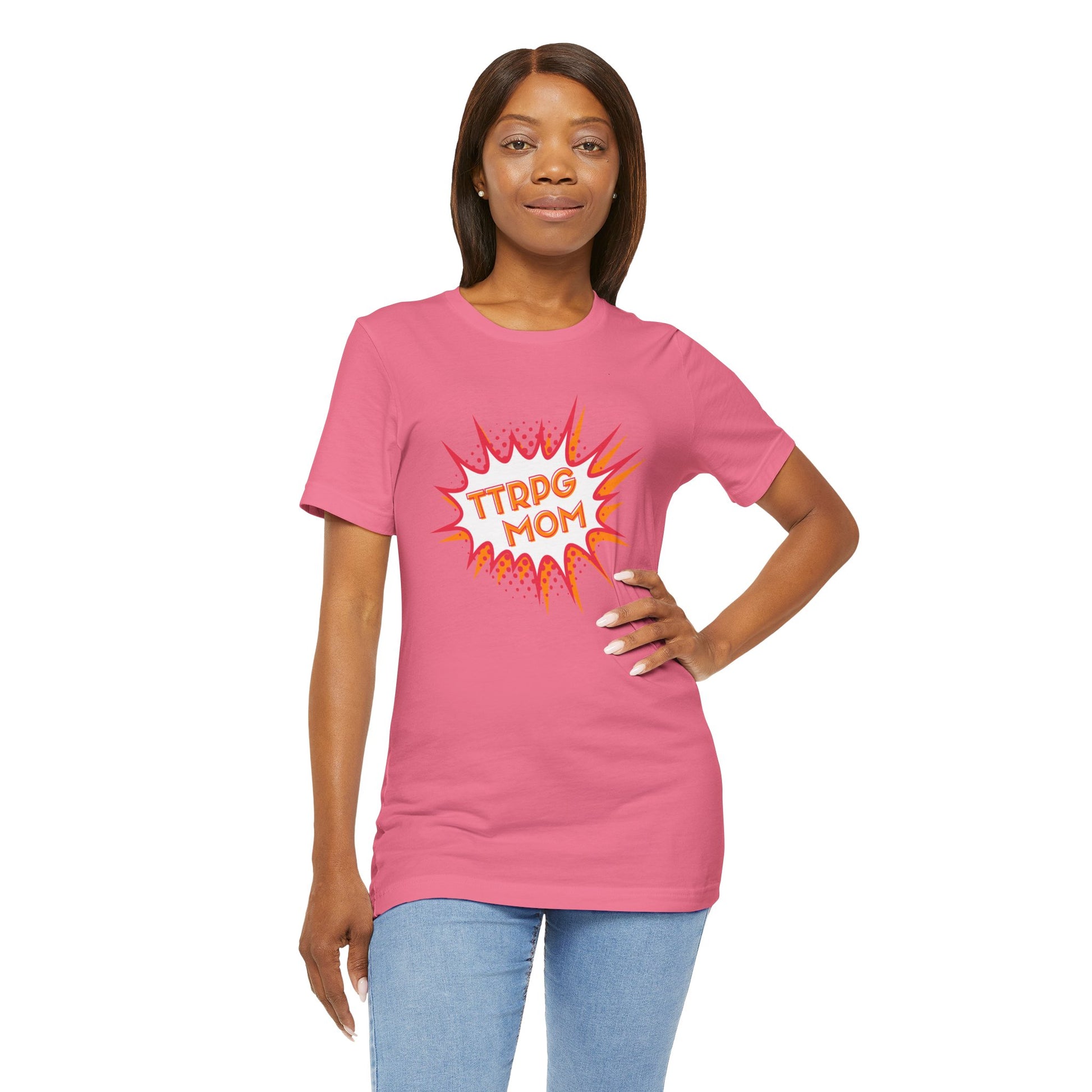 TTRPG Mom Unisex Graphic Tee - For Mom's who love TTRPGs - Turn The Key Games