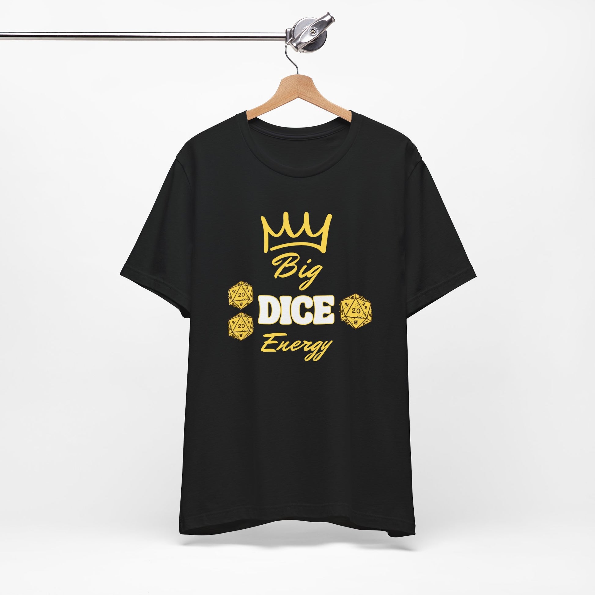 Big Dice Energy Unisex Jersey Graphic Tee - Gamer Gear