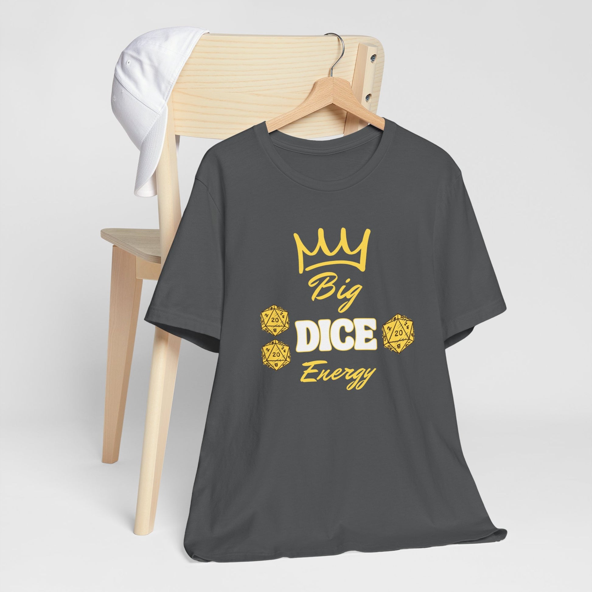 Big Dice Energy Unisex Jersey Graphic Tee - Gamer Gear