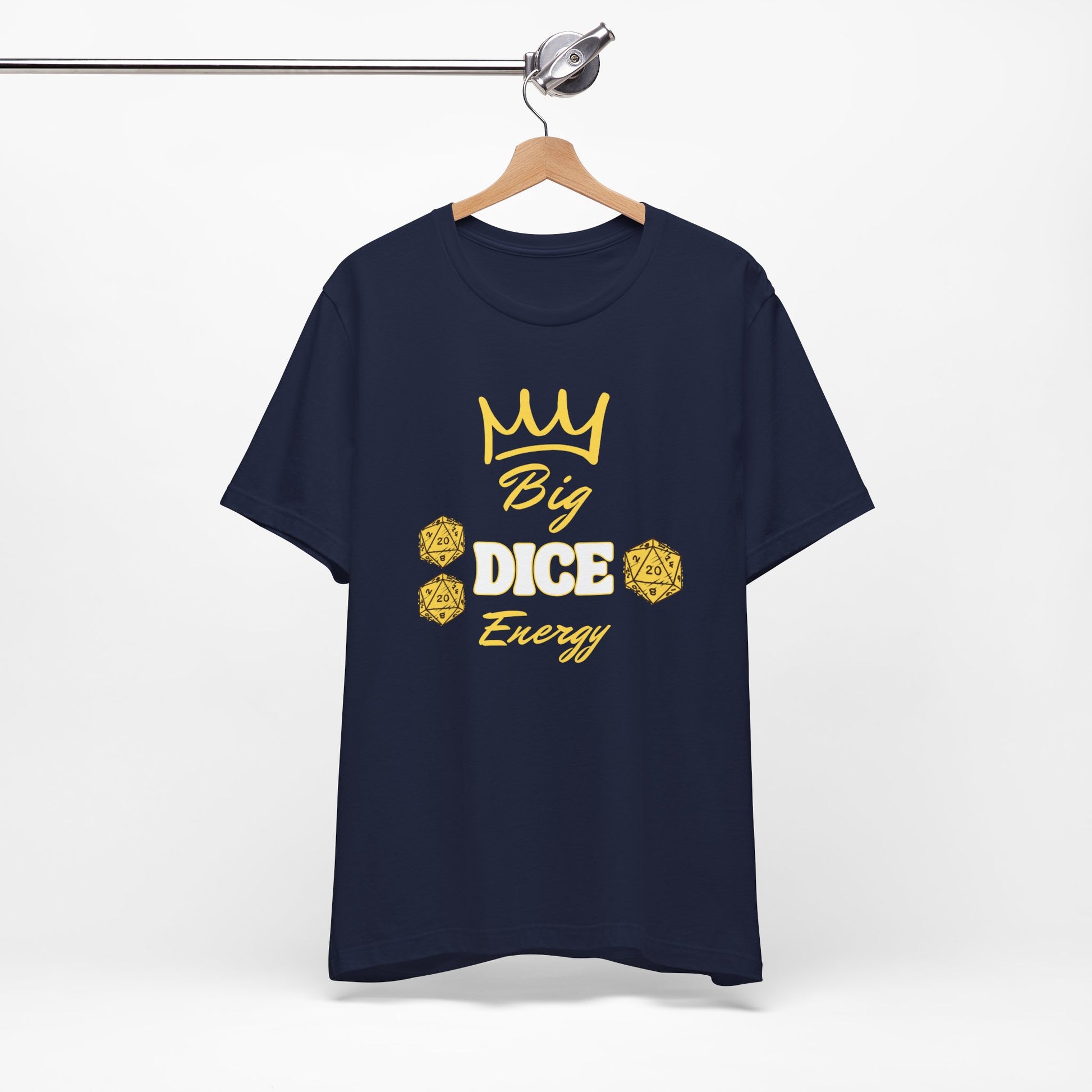Big Dice Energy Unisex Jersey Graphic Tee - Gamer Gear
