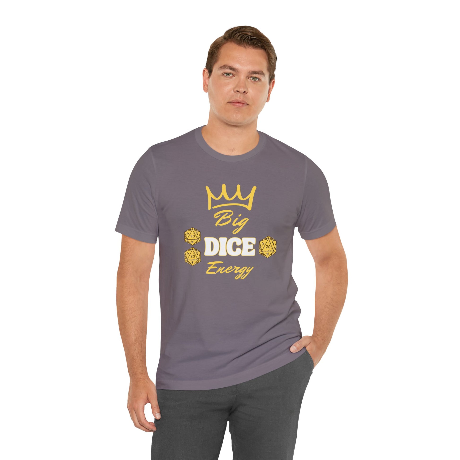 Big Dice Energy Unisex Jersey Graphic Tee - Gamer Gear
