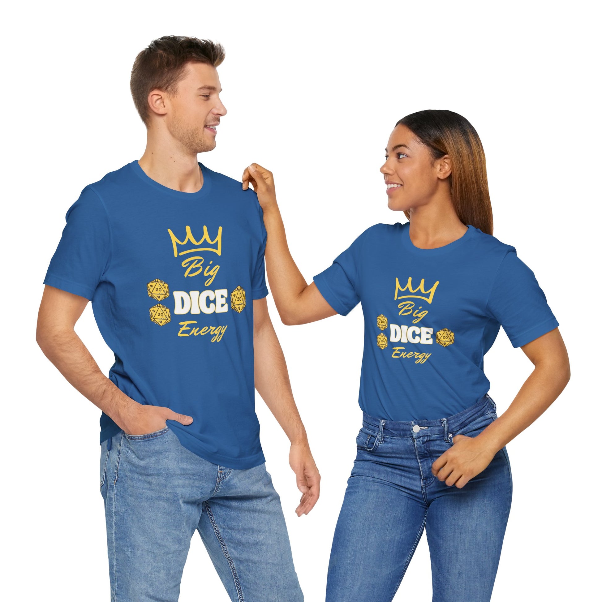Big Dice Energy Unisex Jersey Graphic Tee - Gamer Gear