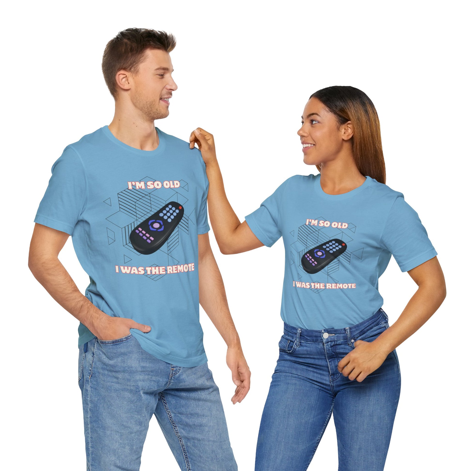 I'm So Old I Was the Remote Unisex Graphic Tee for Old Timers