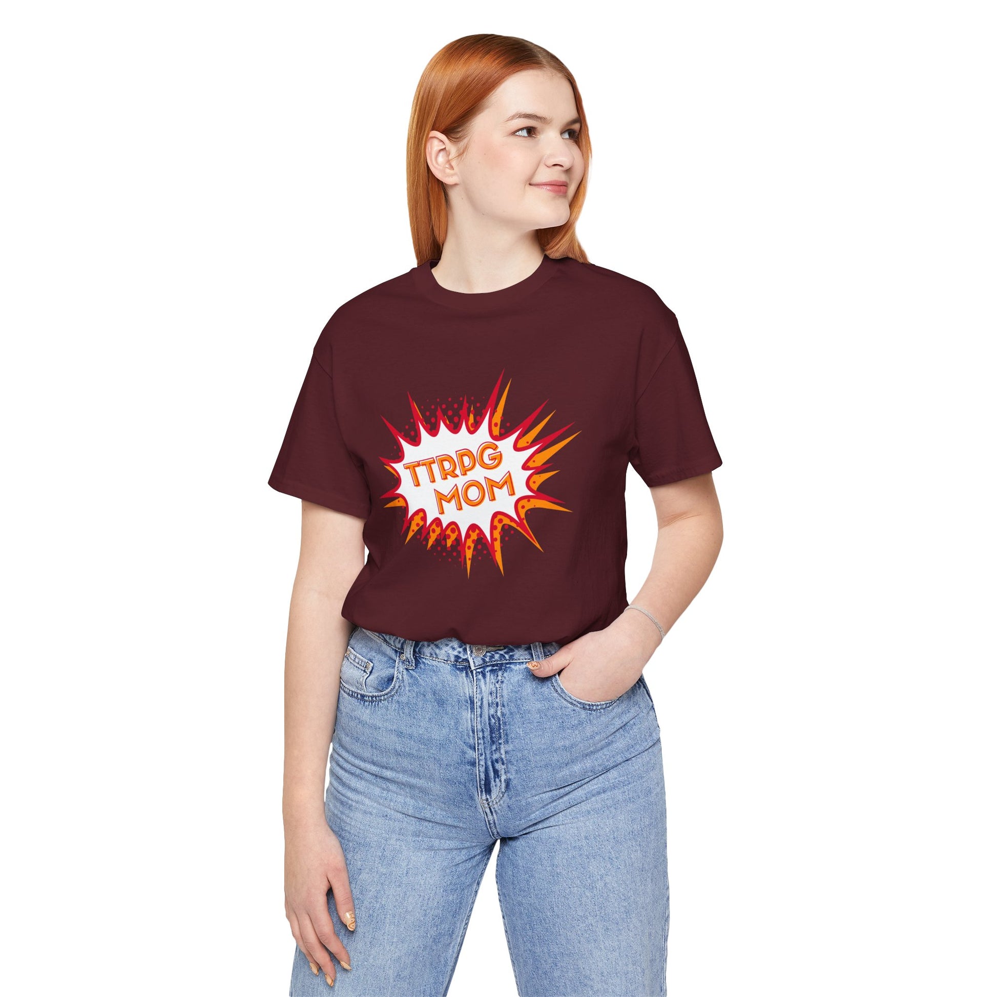 TTRPG Mom Unisex Graphic Tee - For Mom's who love TTRPGs - Turn The Key Games