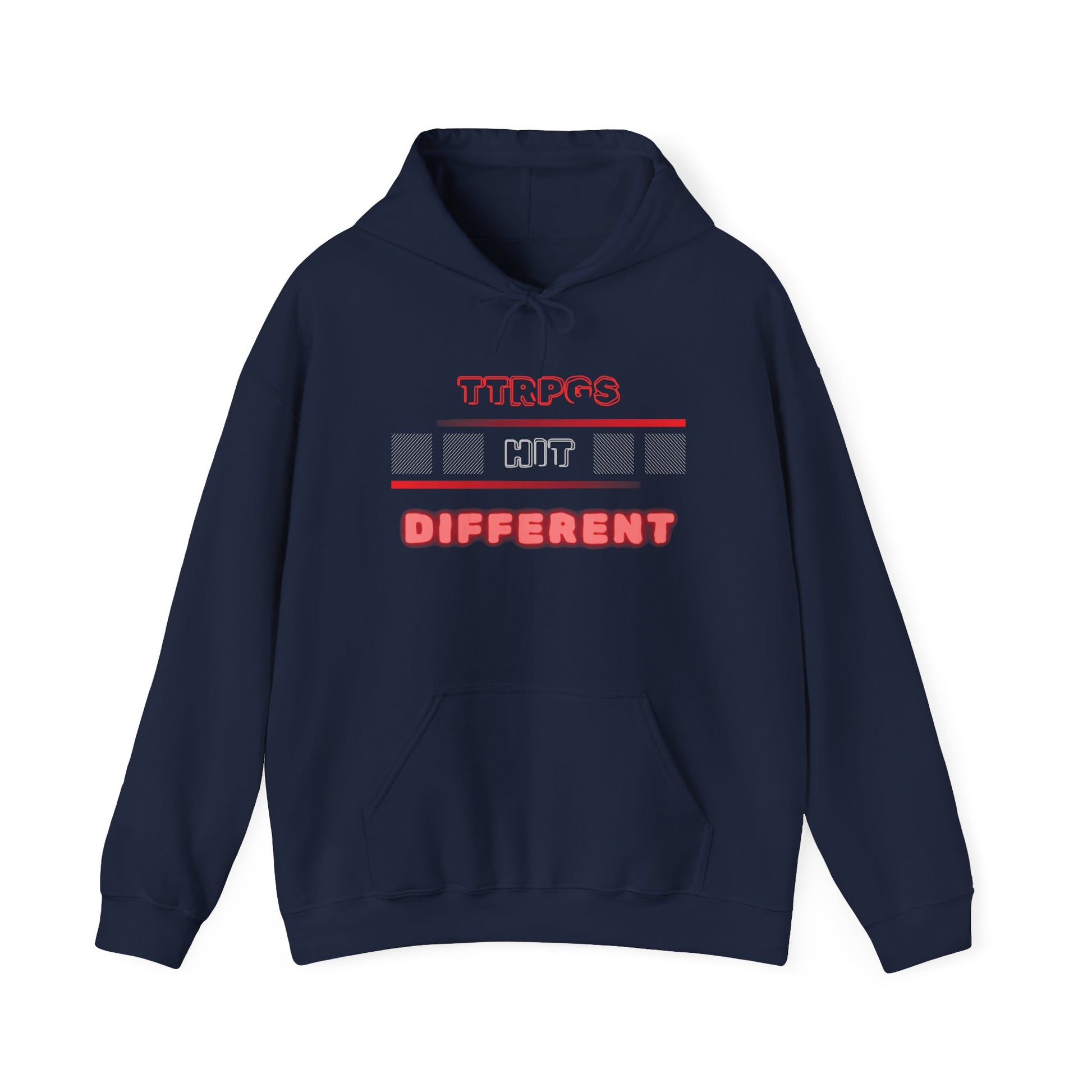 TTRPGs Hit Different Unisex Heavy Blend Hoodie – Fun and Stylish Hoodie