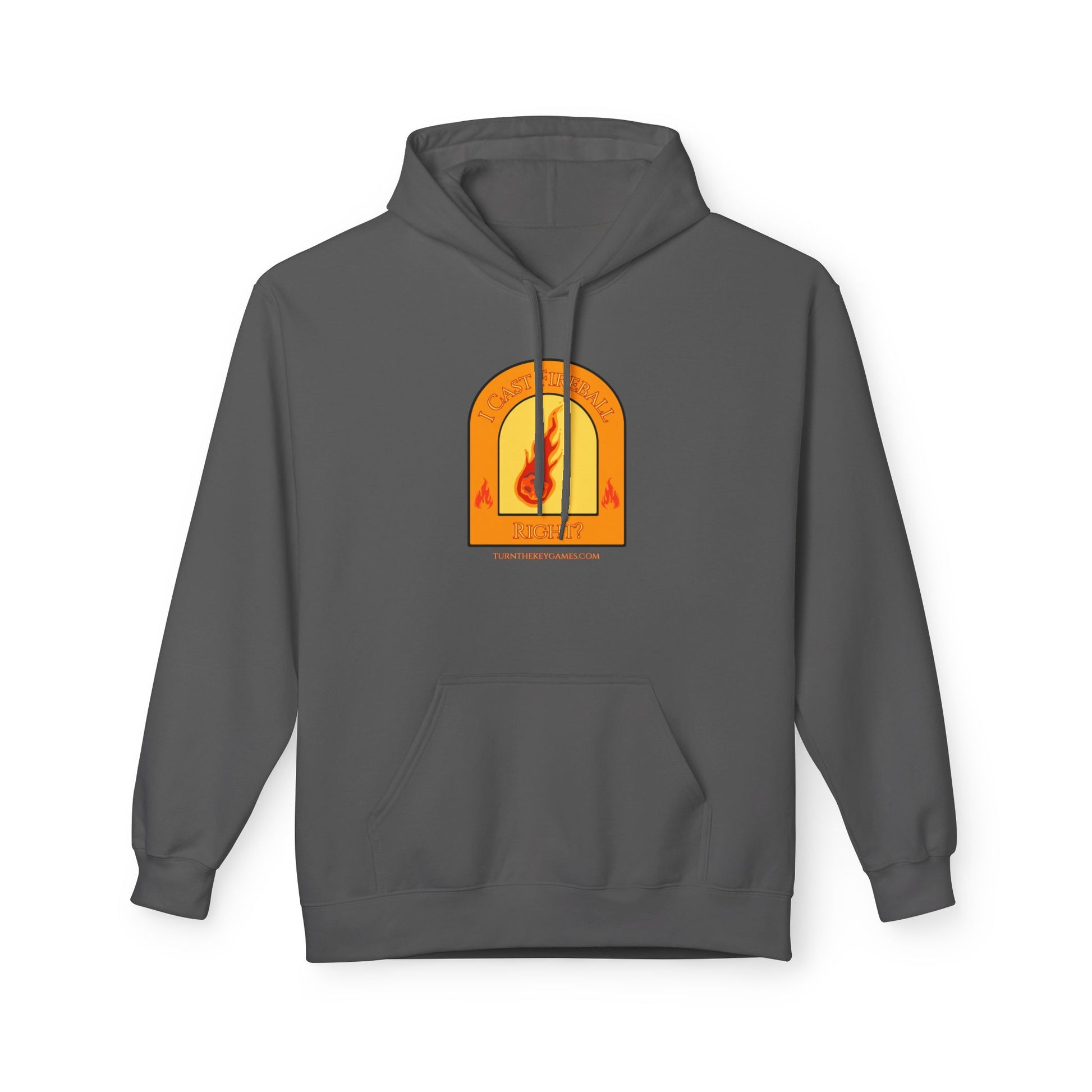 I Cast Fireball (with site) Unisex RPG Gaming Hoodie - Turn The Key Games