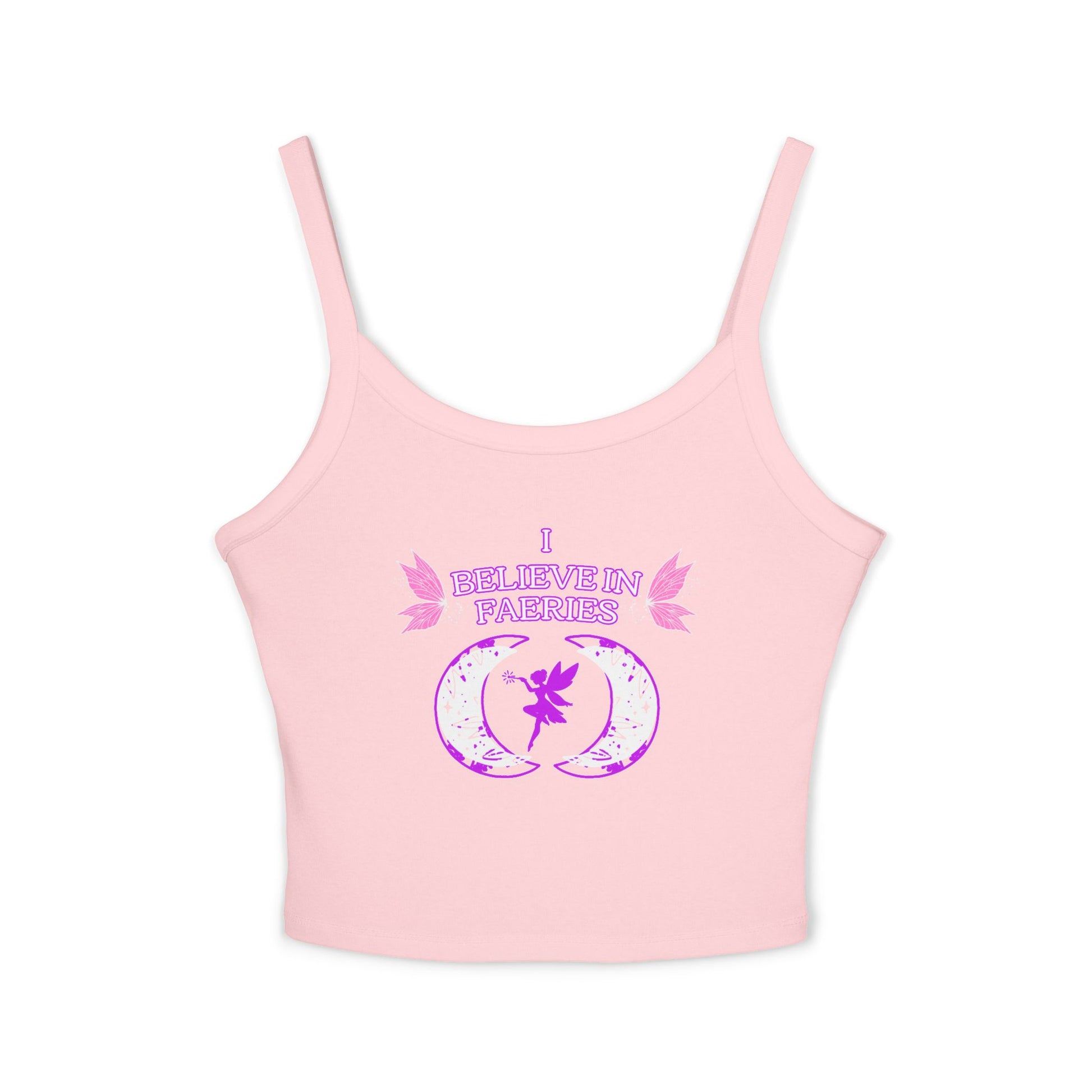 I Believe in Faeries Spaghetti Strap Tank Top