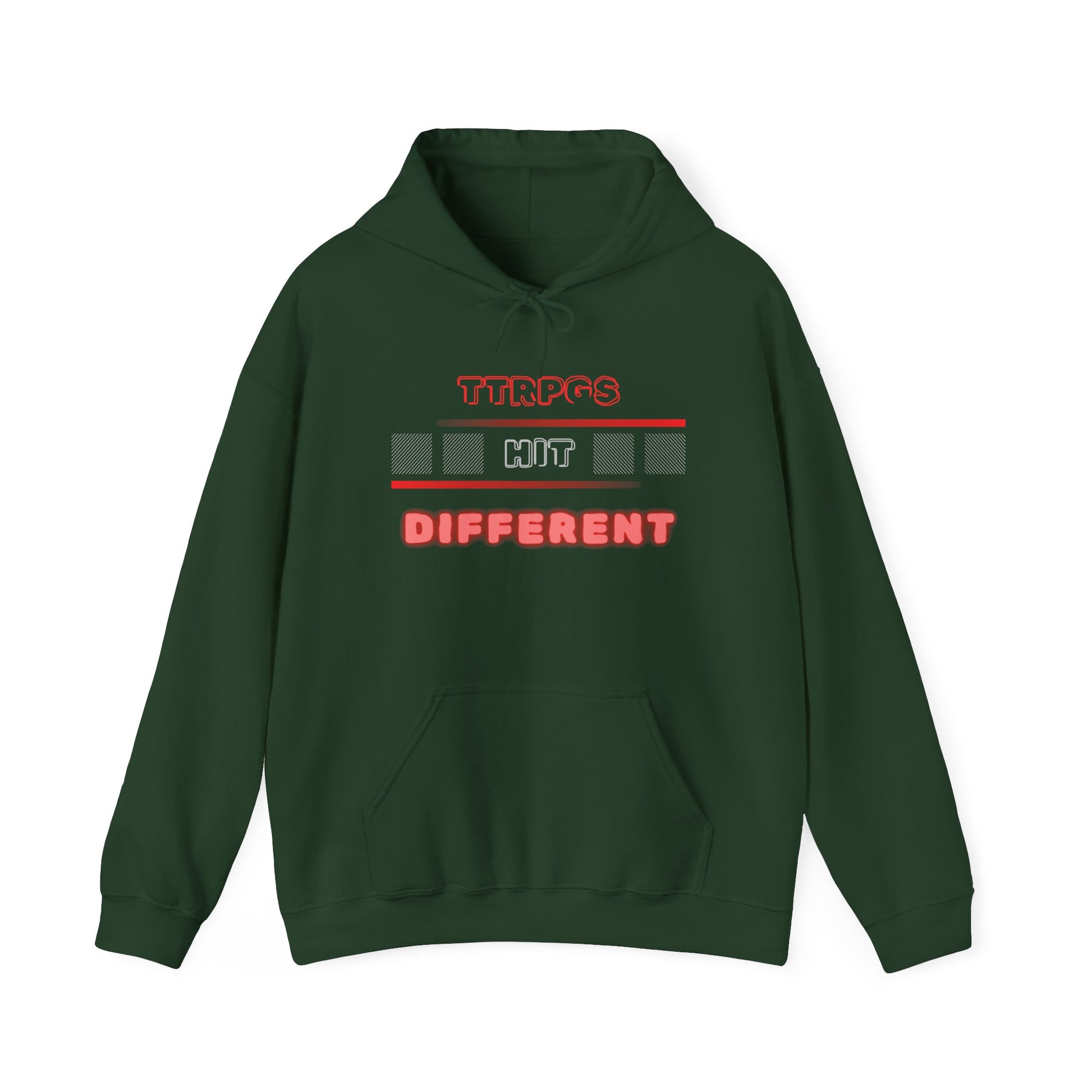 TTRPGs Hit Different Unisex Heavy Blend Hoodie – Fun and Stylish Hoodie