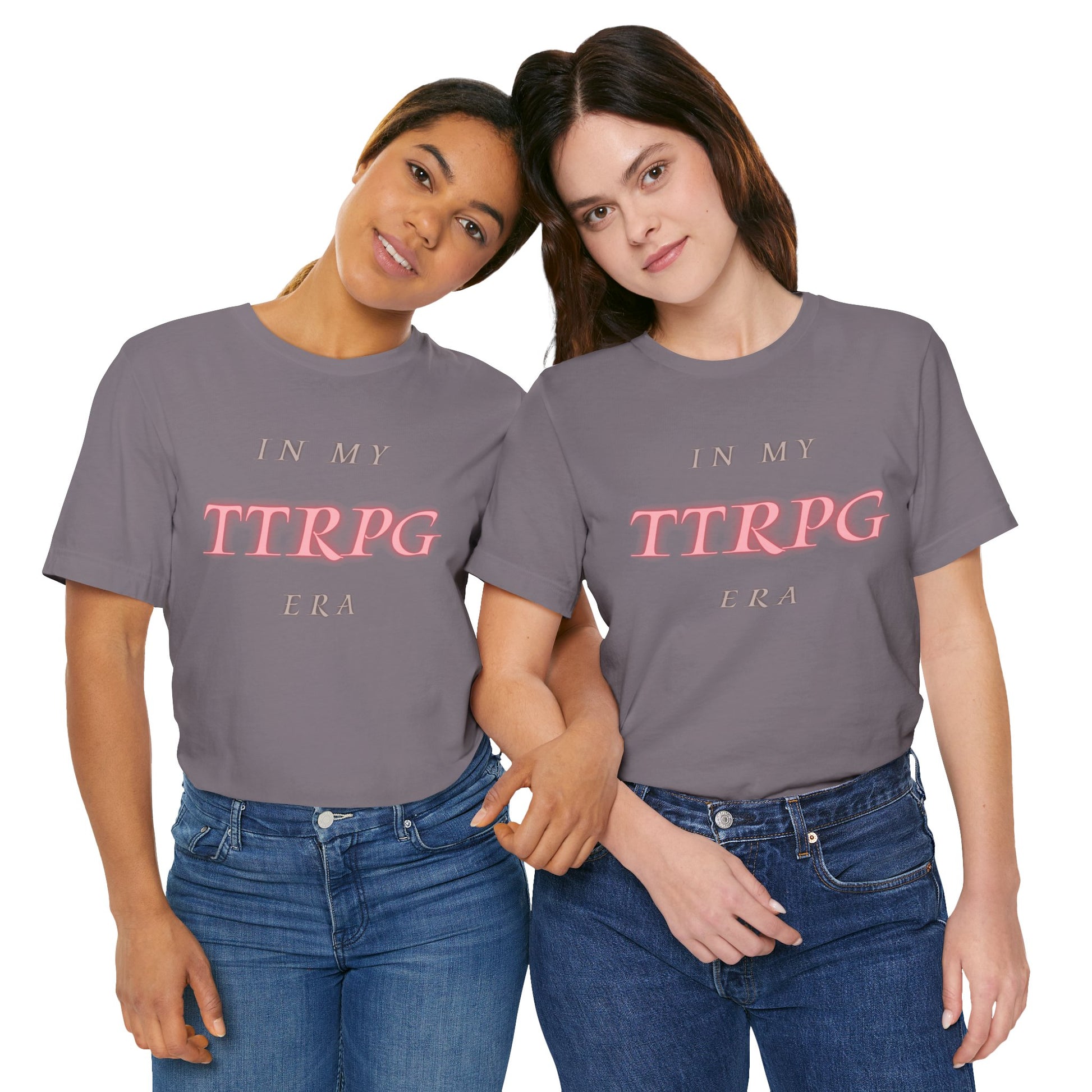 In My TTRPG Era Unisex Jersey Graphic Tee - Vibes for TTRPG Gamers