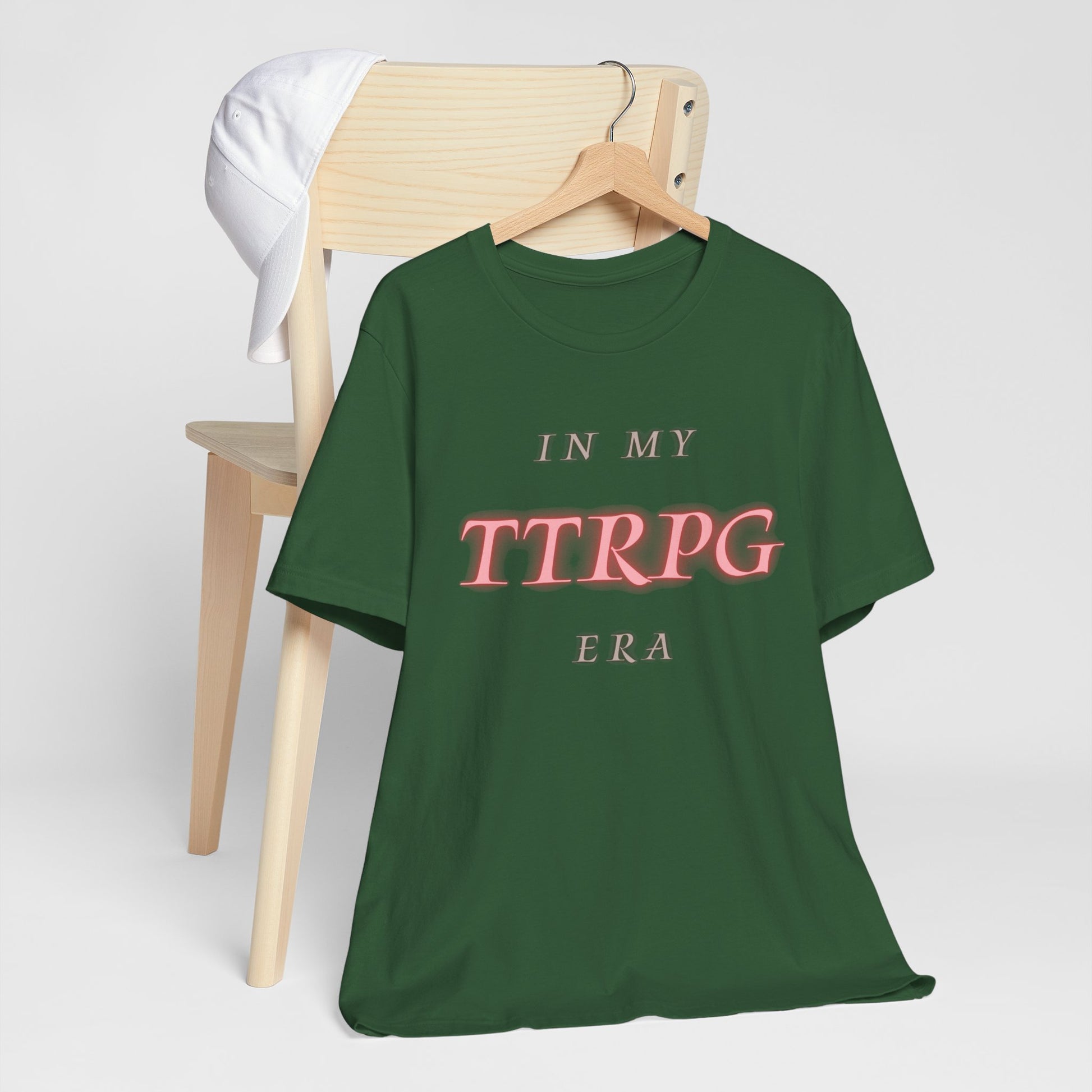 In My TTRPG Era Unisex Jersey Graphic Tee - Vibes for TTRPG Gamers