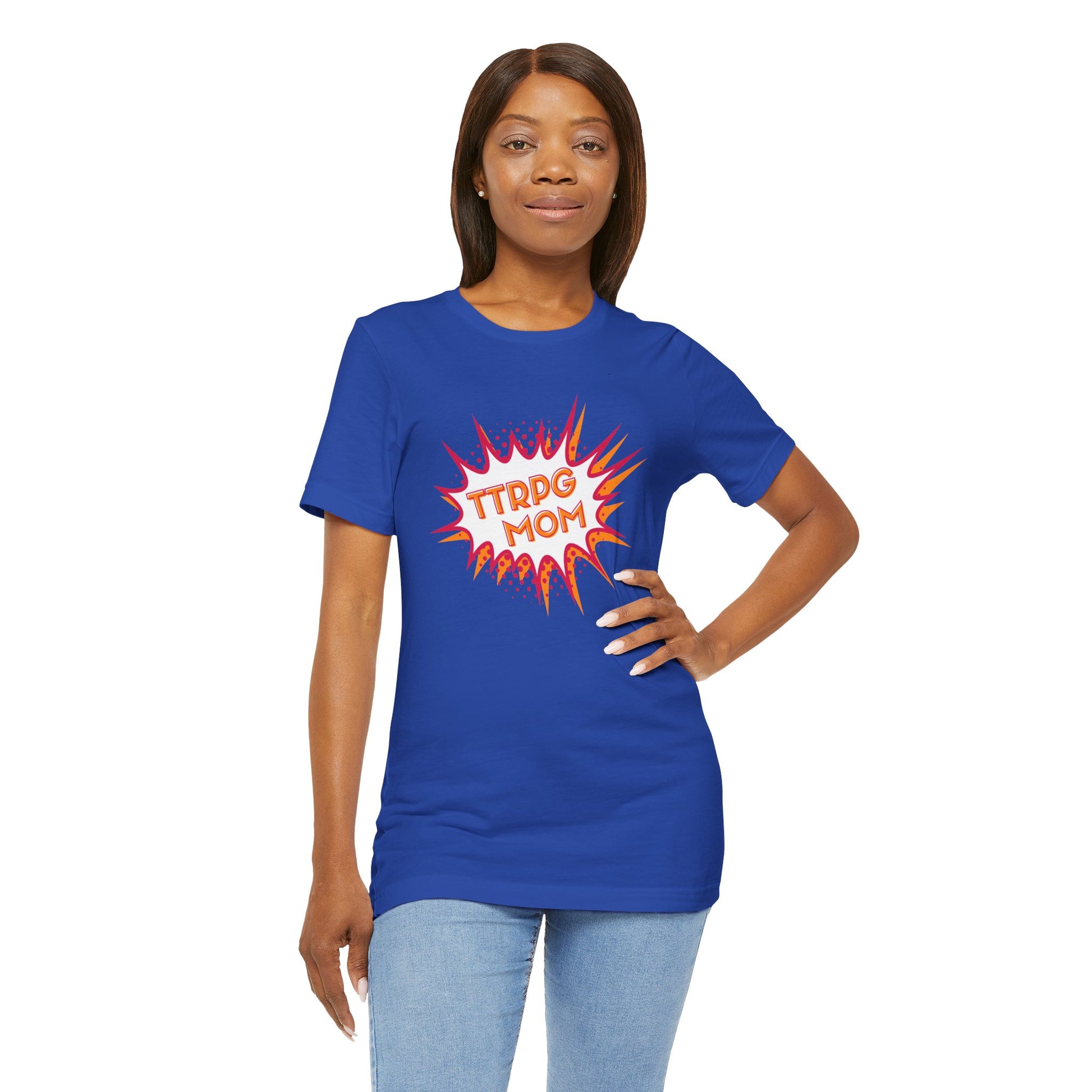 TTRPG Mom Unisex Graphic Tee - For Mom's who love TTRPGs - Turn The Key Games