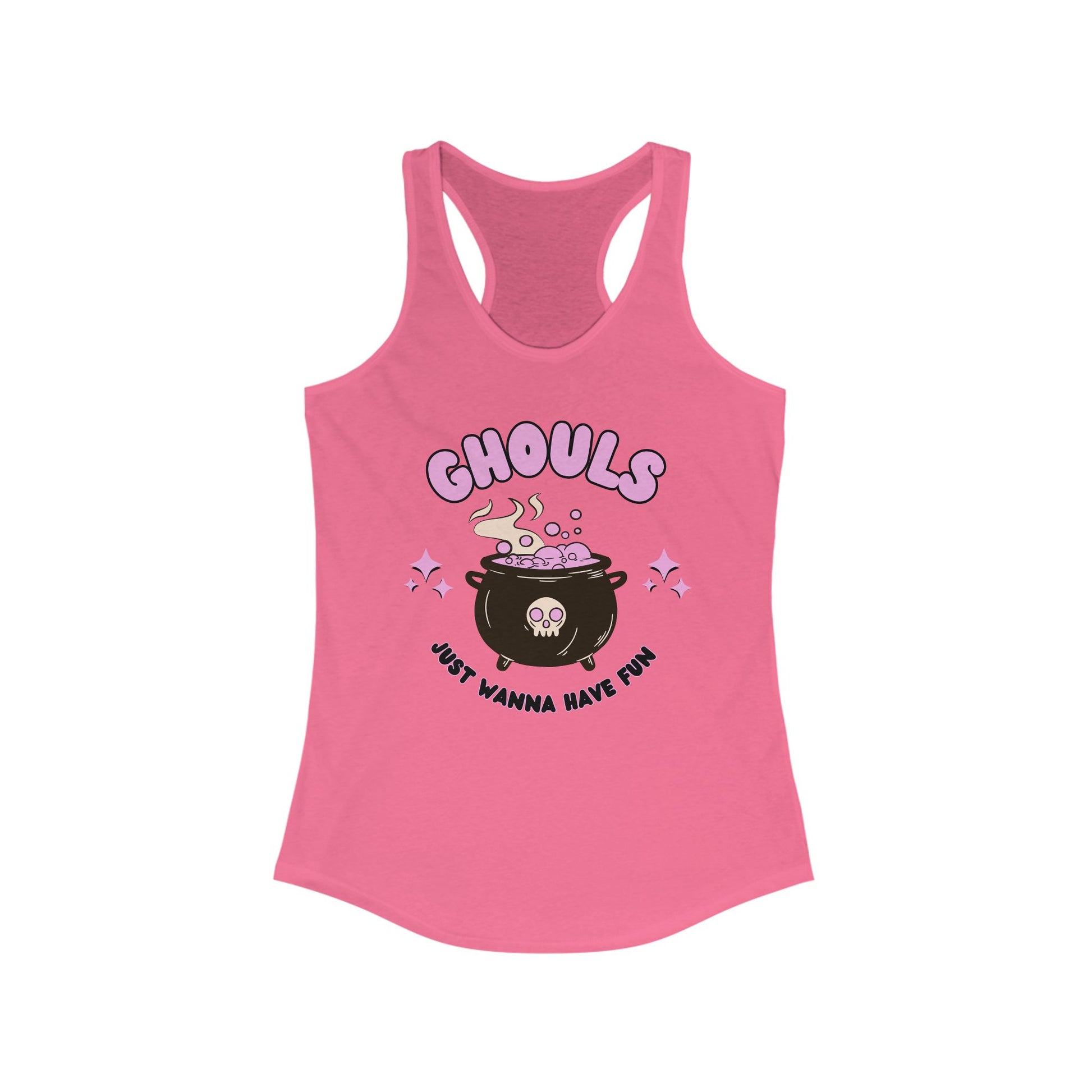 Ghouls Just Wanna Have Fun RPG Gamer Women's Racerback Tank - Turn The Key Games