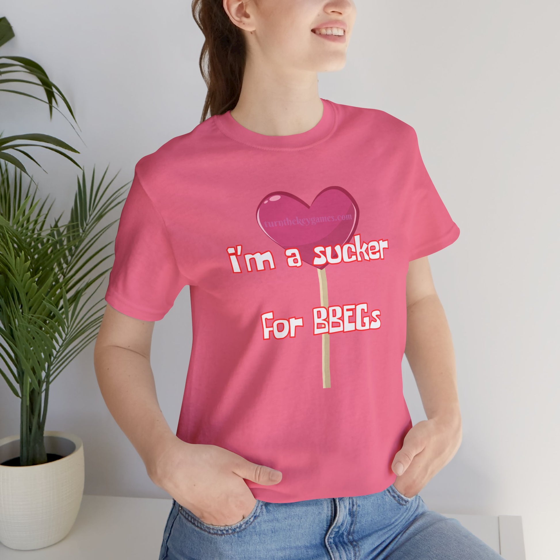 I'm a Sucker for BBEG's - We've all had that crush RPG Unisex Graphic Tee - Turn The Key Games