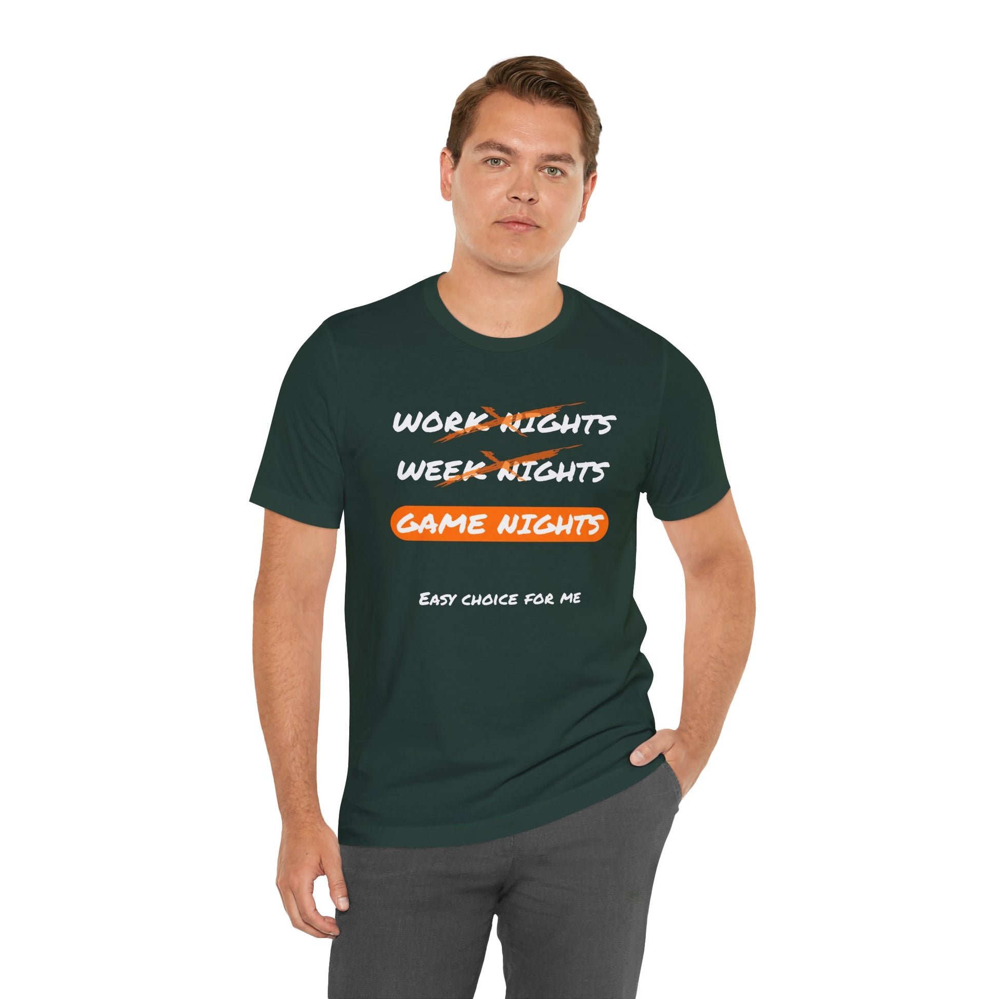Game Night over Every Other Night Unisex Graphic Tee - Life of a gamer - Turn The Key Games