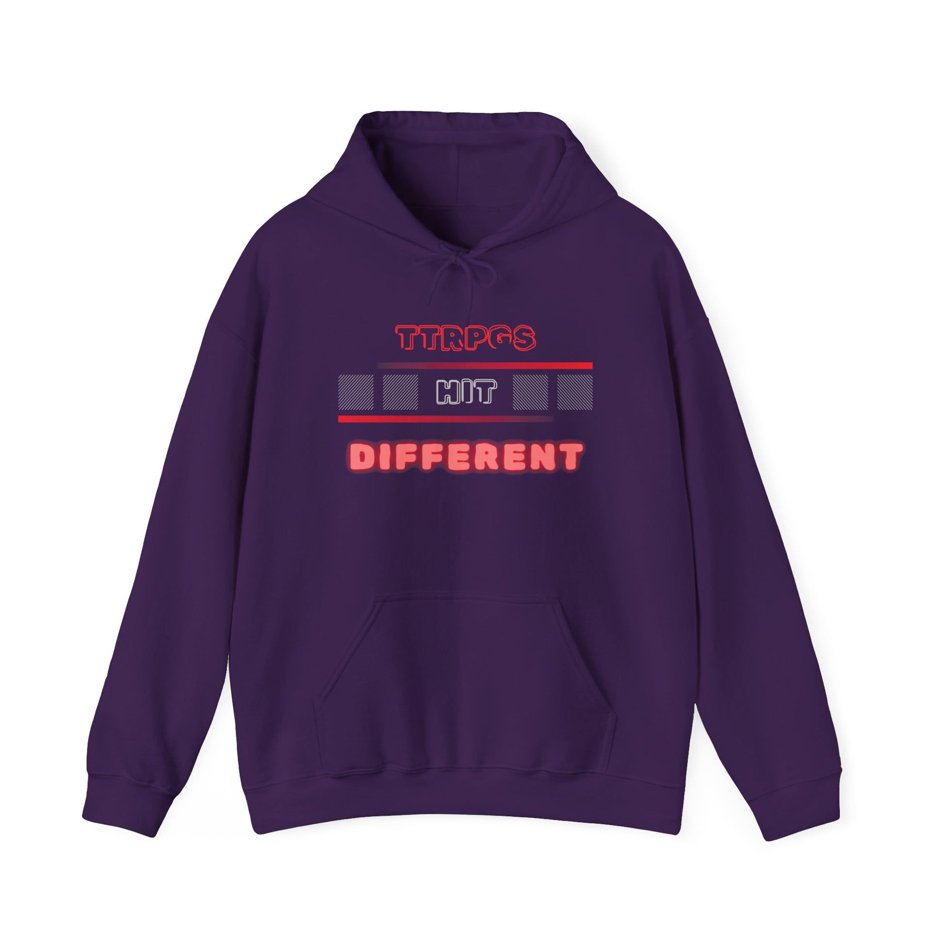TTRPGs Hit Different Unisex Heavy Blend Hoodie – Fun and Stylish Hoodie