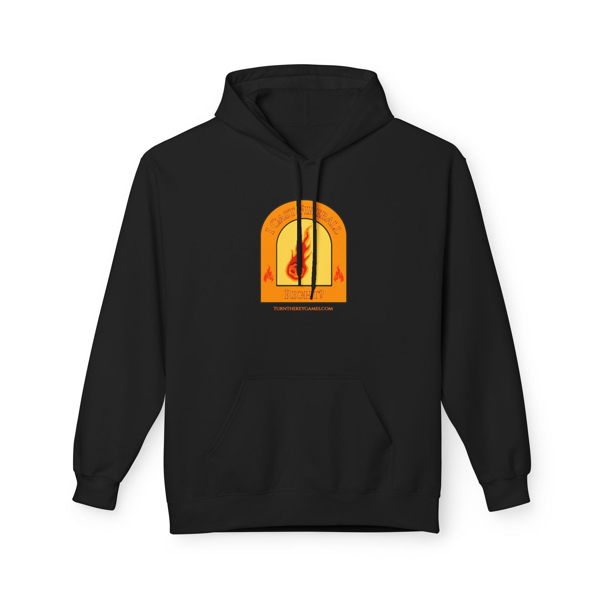 I Cast Fireball (with site) Unisex RPG Gaming Hoodie - Turn The Key Games