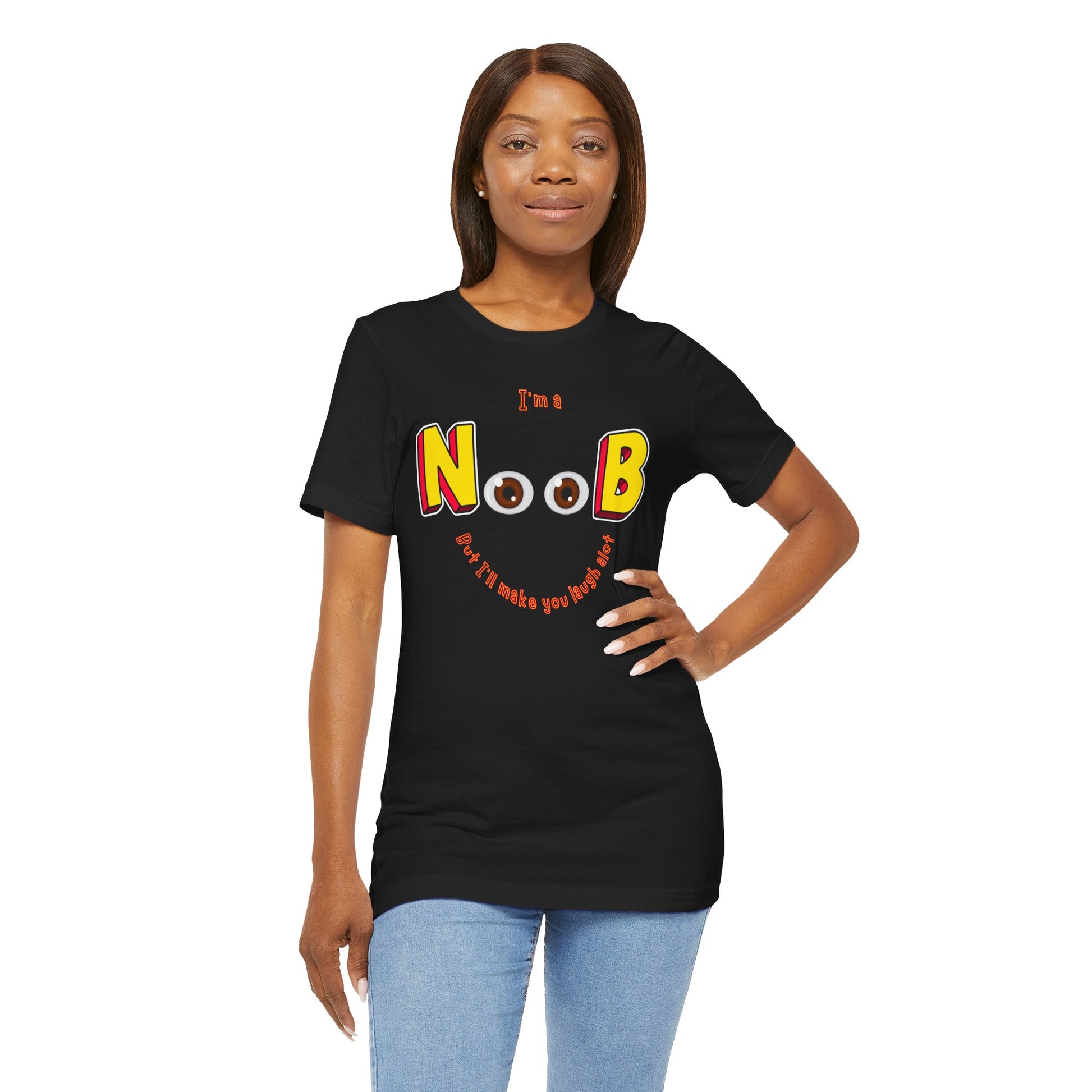 Funny NOOB Unisex Gamer Gaming Graphic Tee - Turn The Key Games