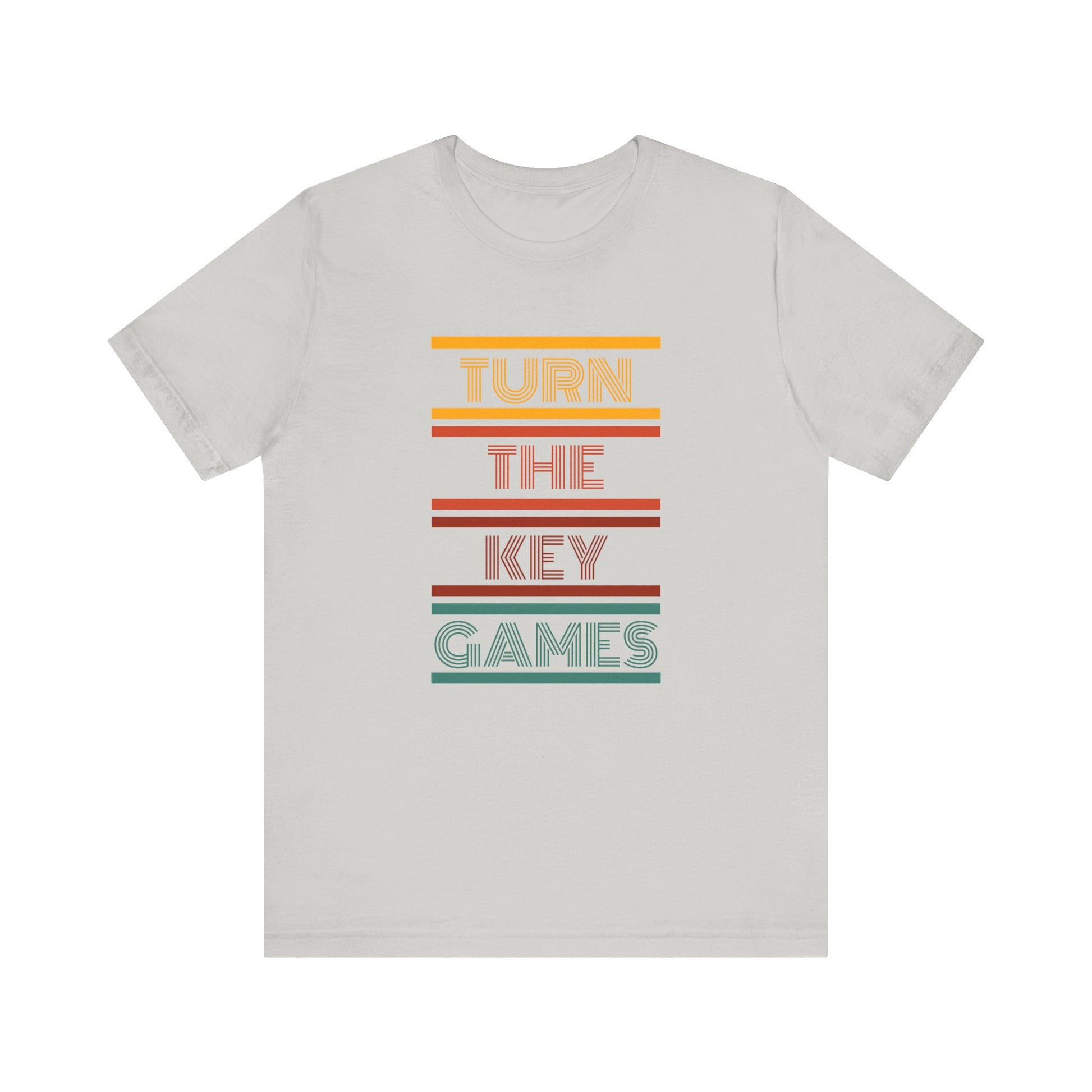Turn The Key Games Retro Design Unisex Graphic Tee