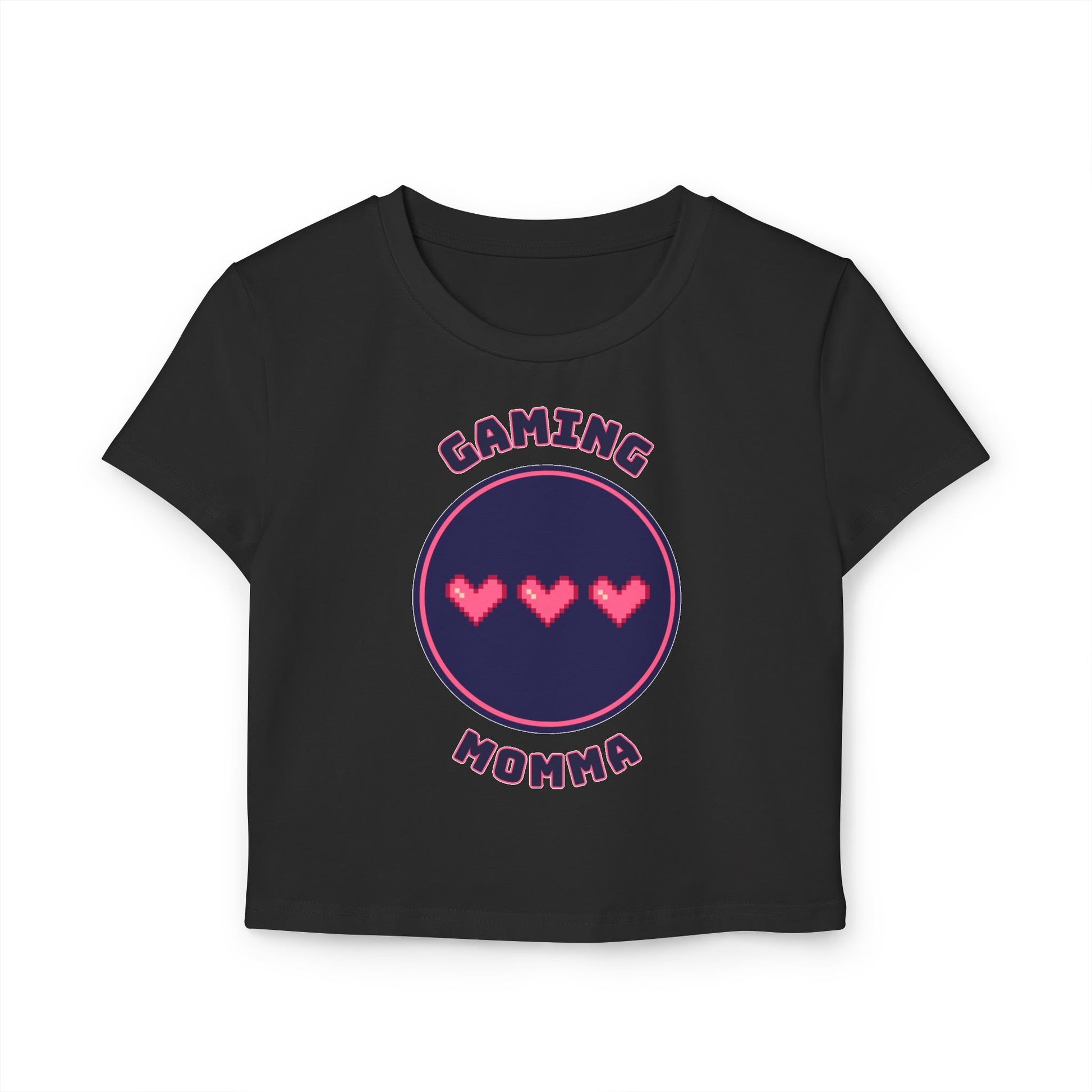 Gaming Momma Baby Tee Cute Gamer Top for Gaming Moms