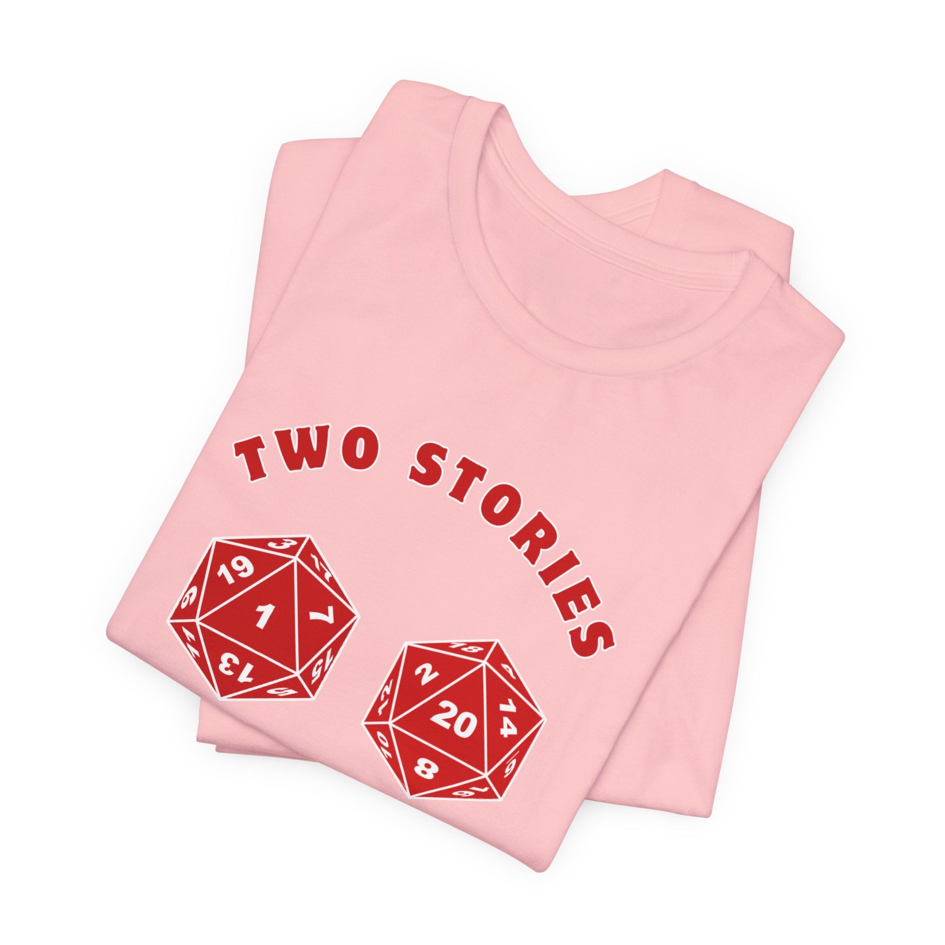 Tale of Two Dice Two Stories One Love Unisex Graphic Tee - Chill Vibes for RPG Gamers