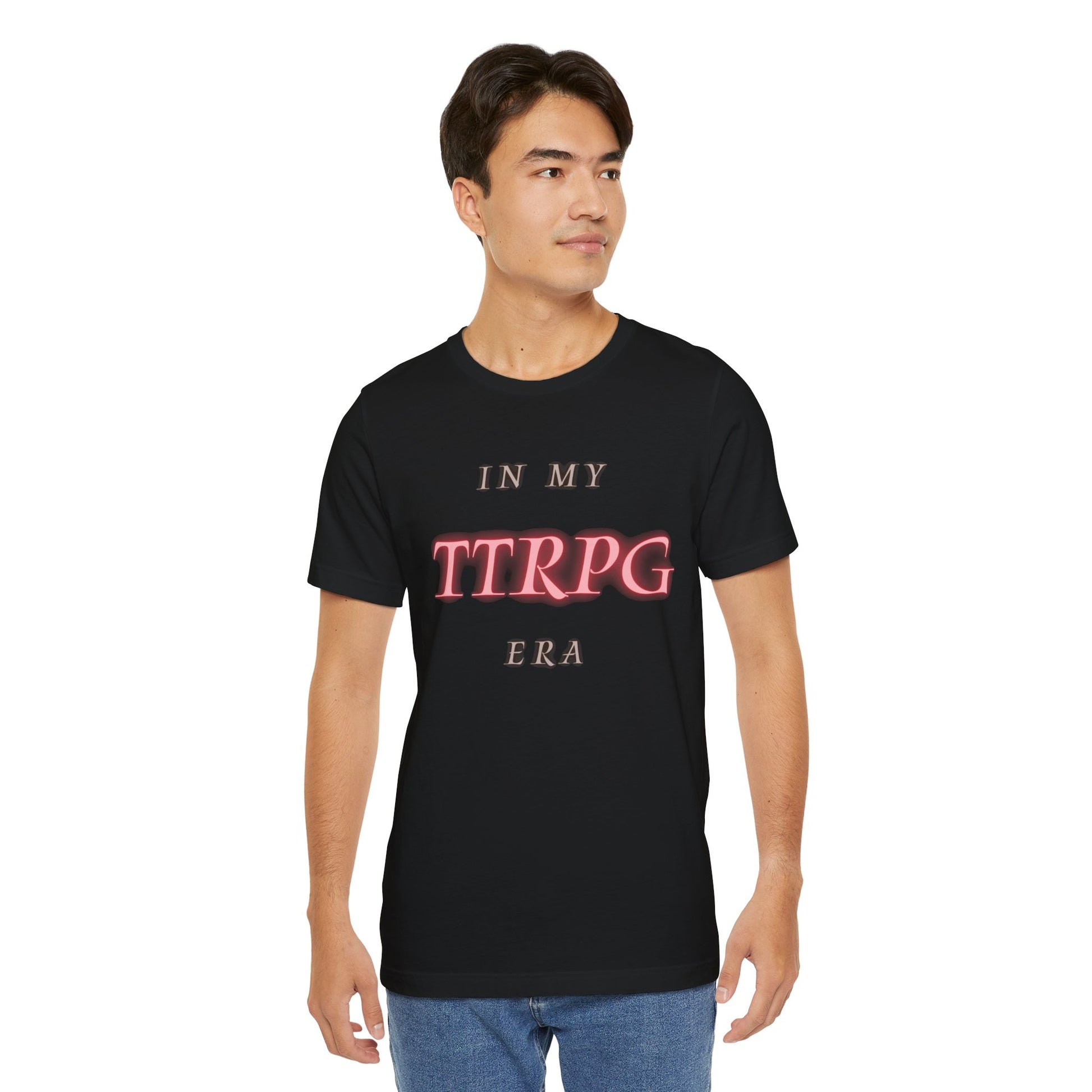 In My TTRPG Era Unisex Jersey Graphic Tee - Vibes for TTRPG Gamers