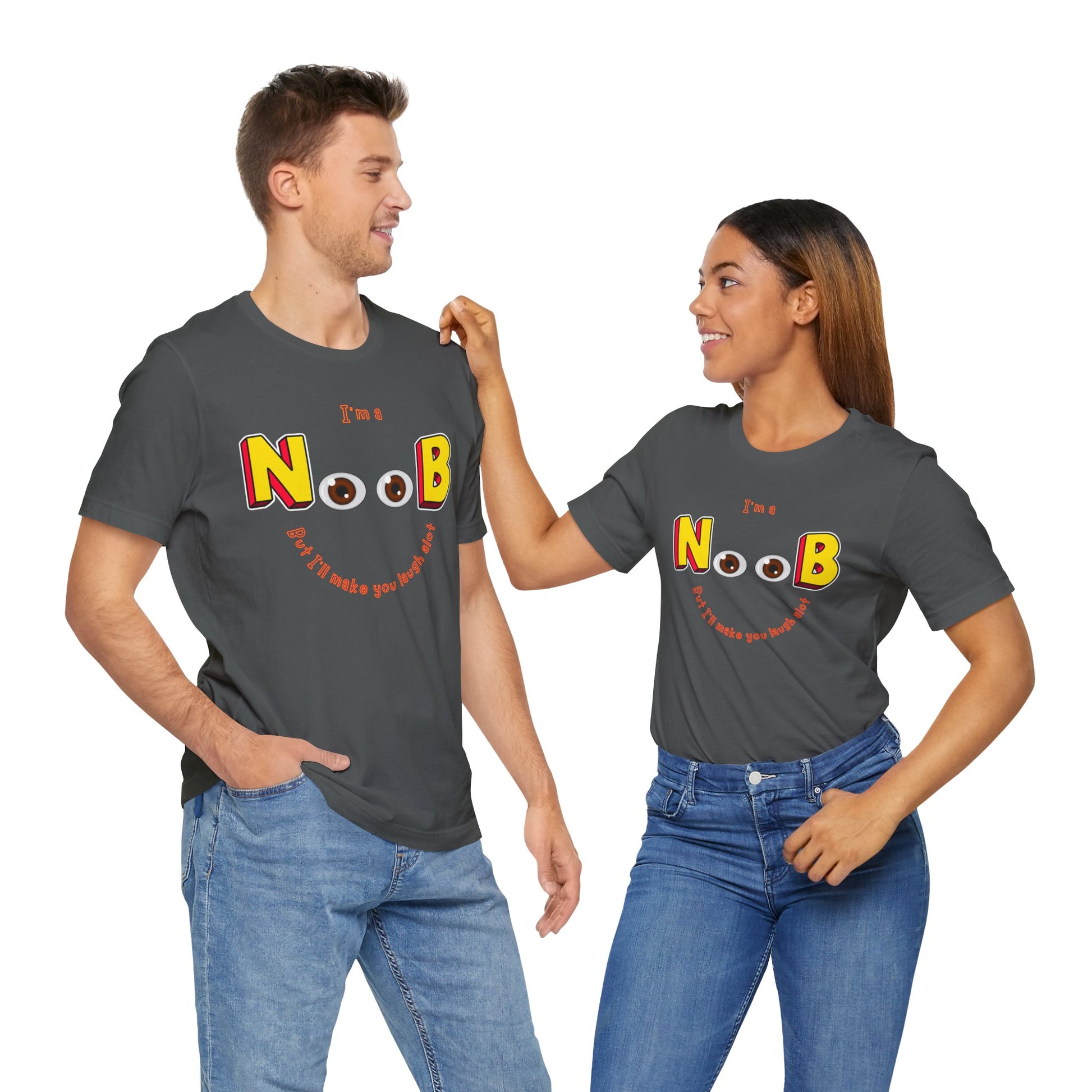 Funny NOOB Unisex Gamer Gaming Graphic Tee - Turn The Key Games