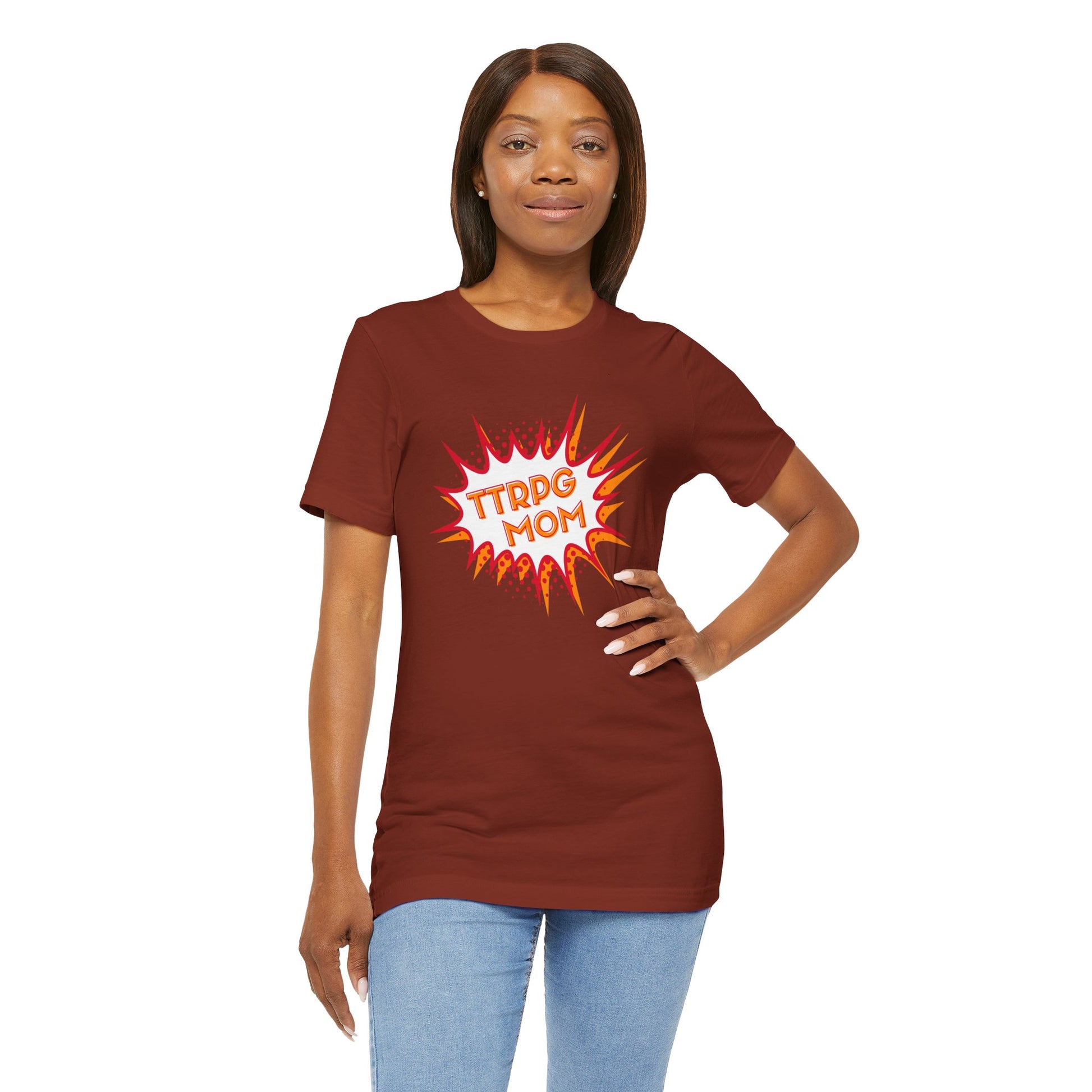 TTRPG Mom Unisex Graphic Tee - For Mom's who love TTRPGs - Turn The Key Games