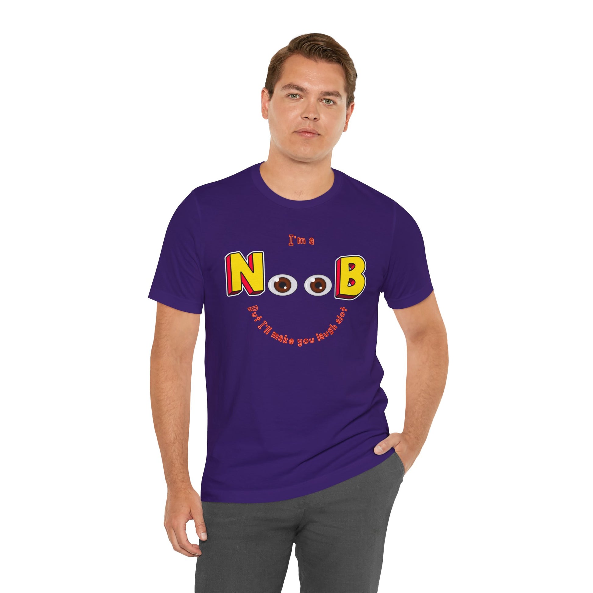 Funny NOOB Unisex Gamer Gaming Graphic Tee - Turn The Key Games