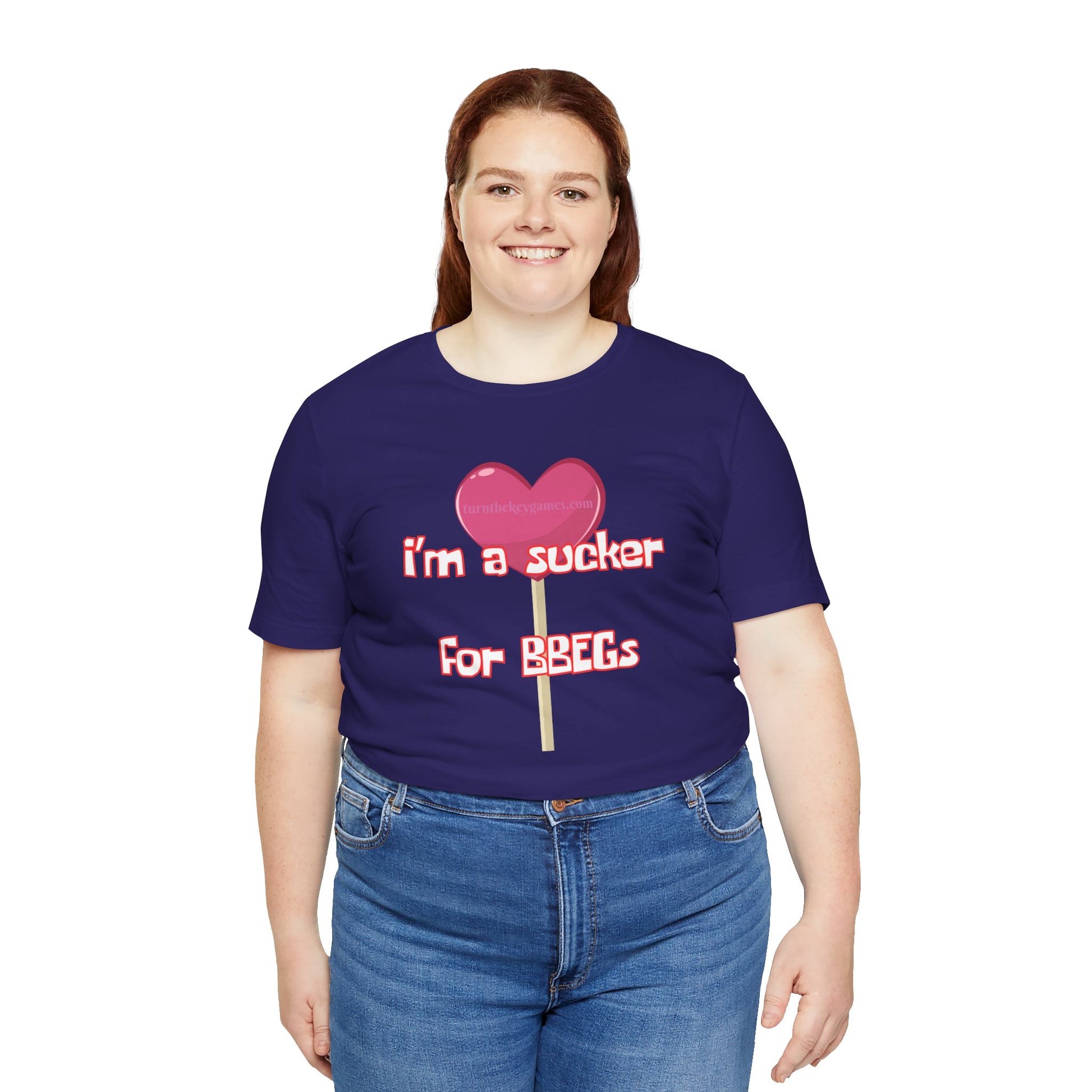 I'm a Sucker for BBEG's - We've all had that crush RPG Unisex Graphic Tee - Turn The Key Games