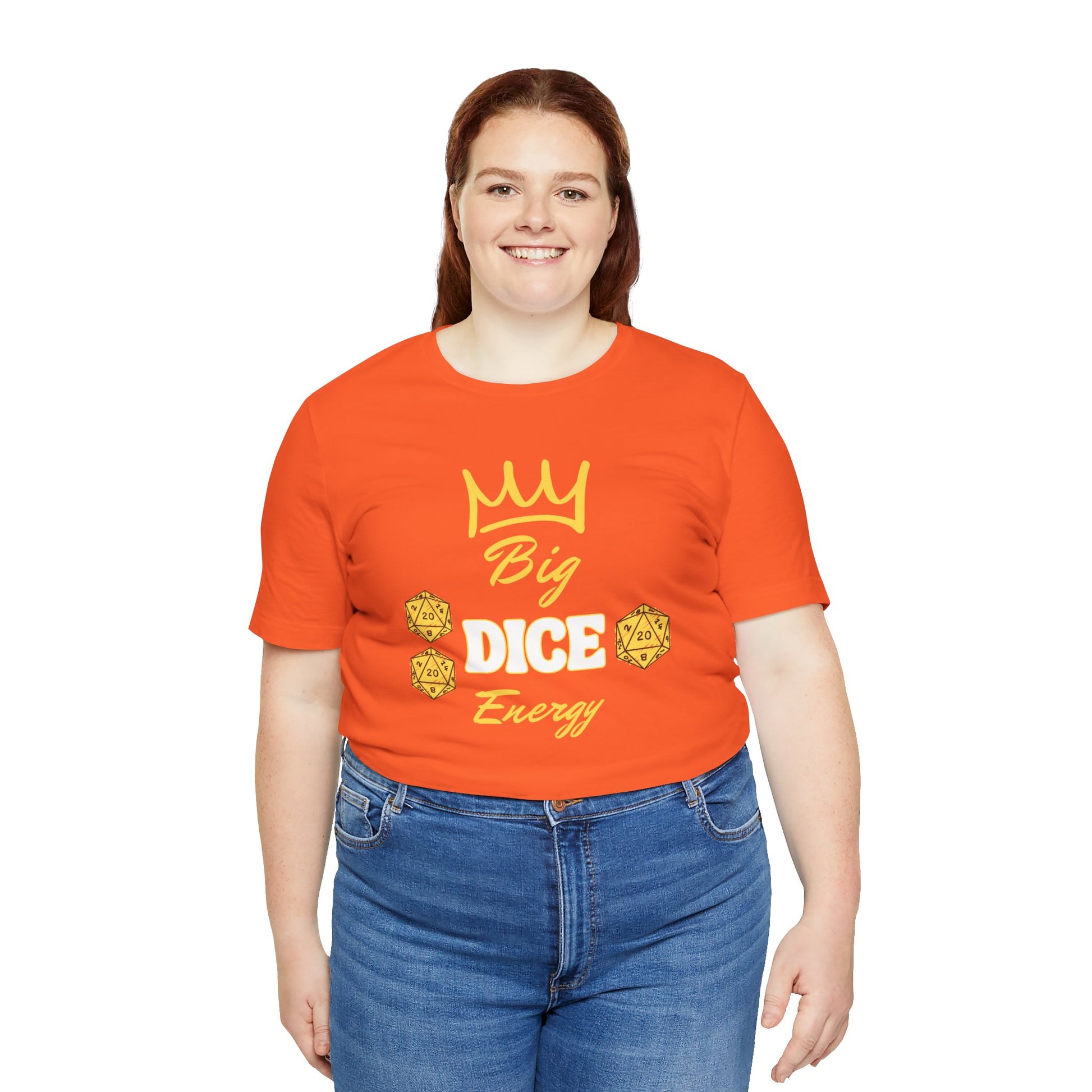 Big Dice Energy Unisex Jersey Graphic Tee - Gamer Gear